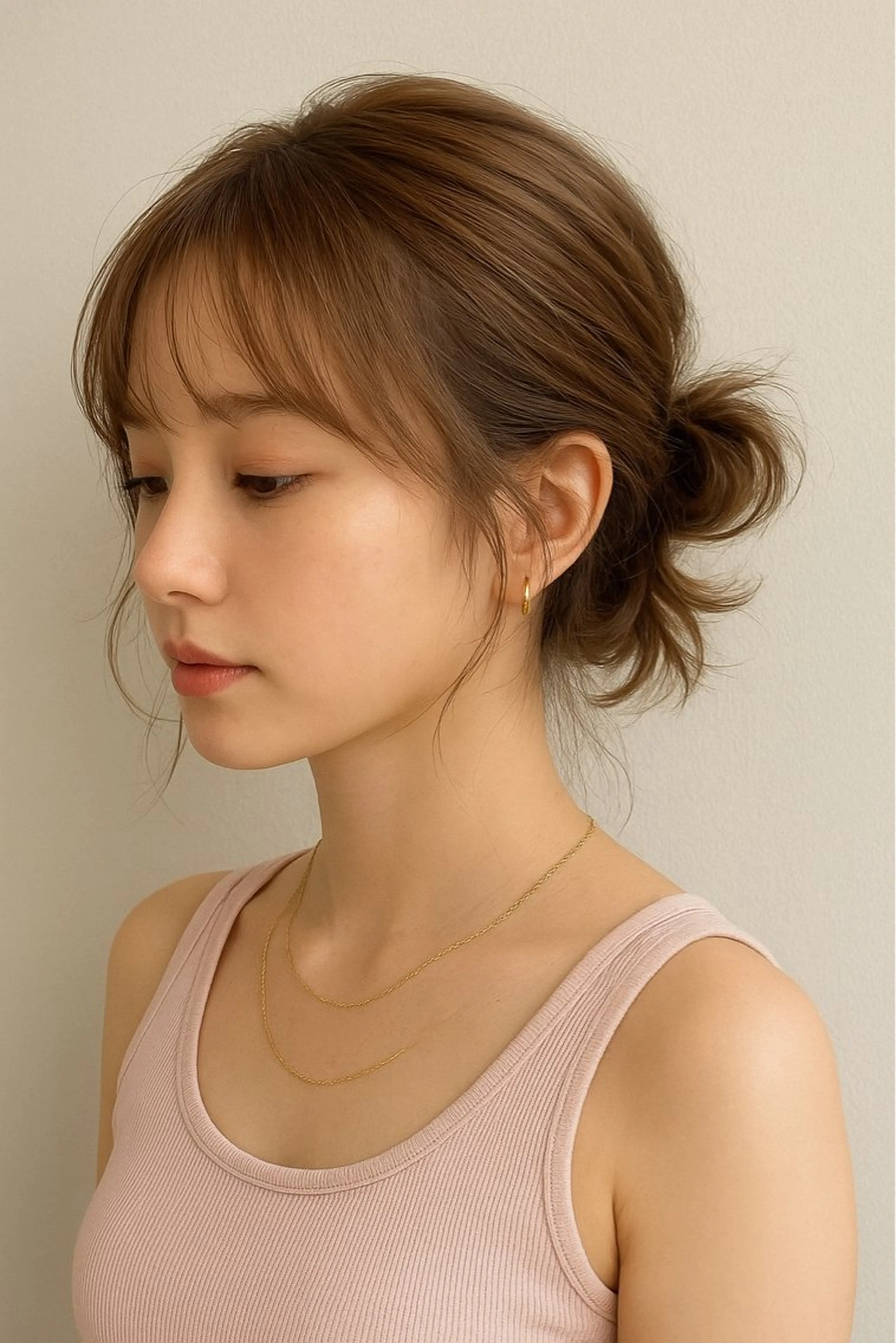 《朝楽ちん☀️》前髪と後れ毛のパーマ✨✨の写真