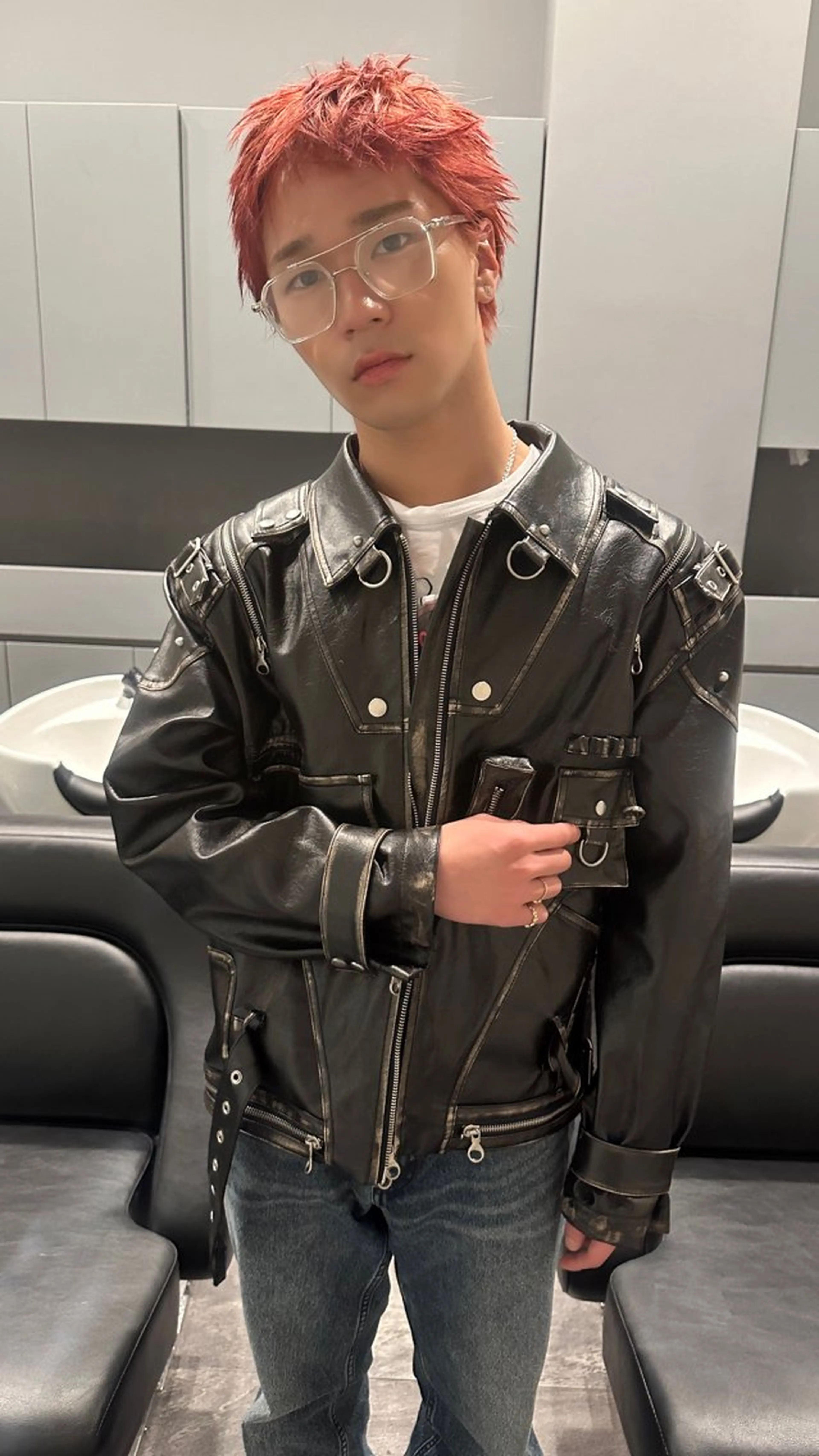 ショート カラー メンズ マッシュ ピンクカラー ショートヘア カット ヘアカラー トリートメント 渋谷メンズショート 特化🥋　渡邊健流のヘアスタイル