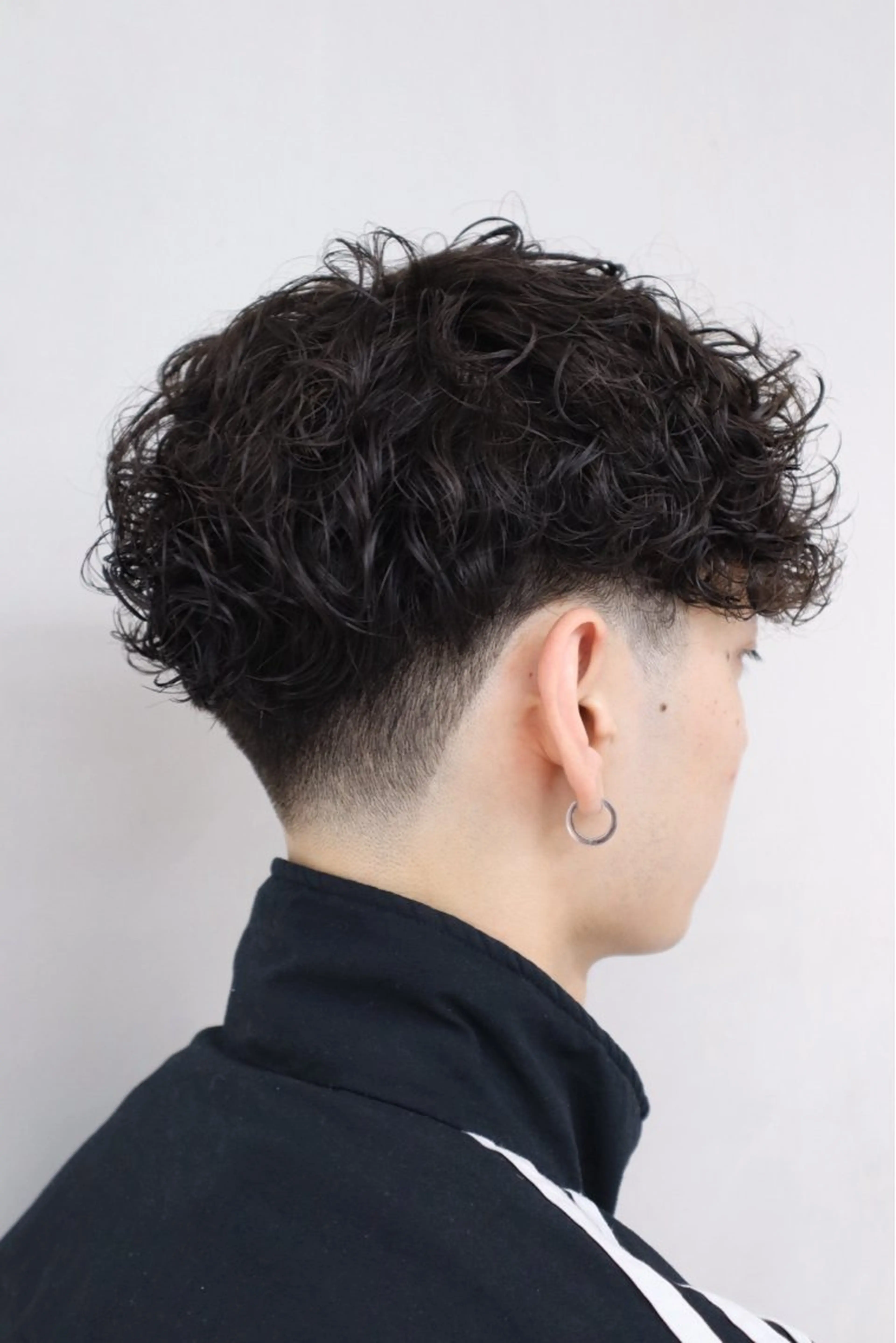 ショート パーマ メンズ カット パーマ トリートメント ヘアセット メンズ特化   西野 晴紀のヘアスタイル