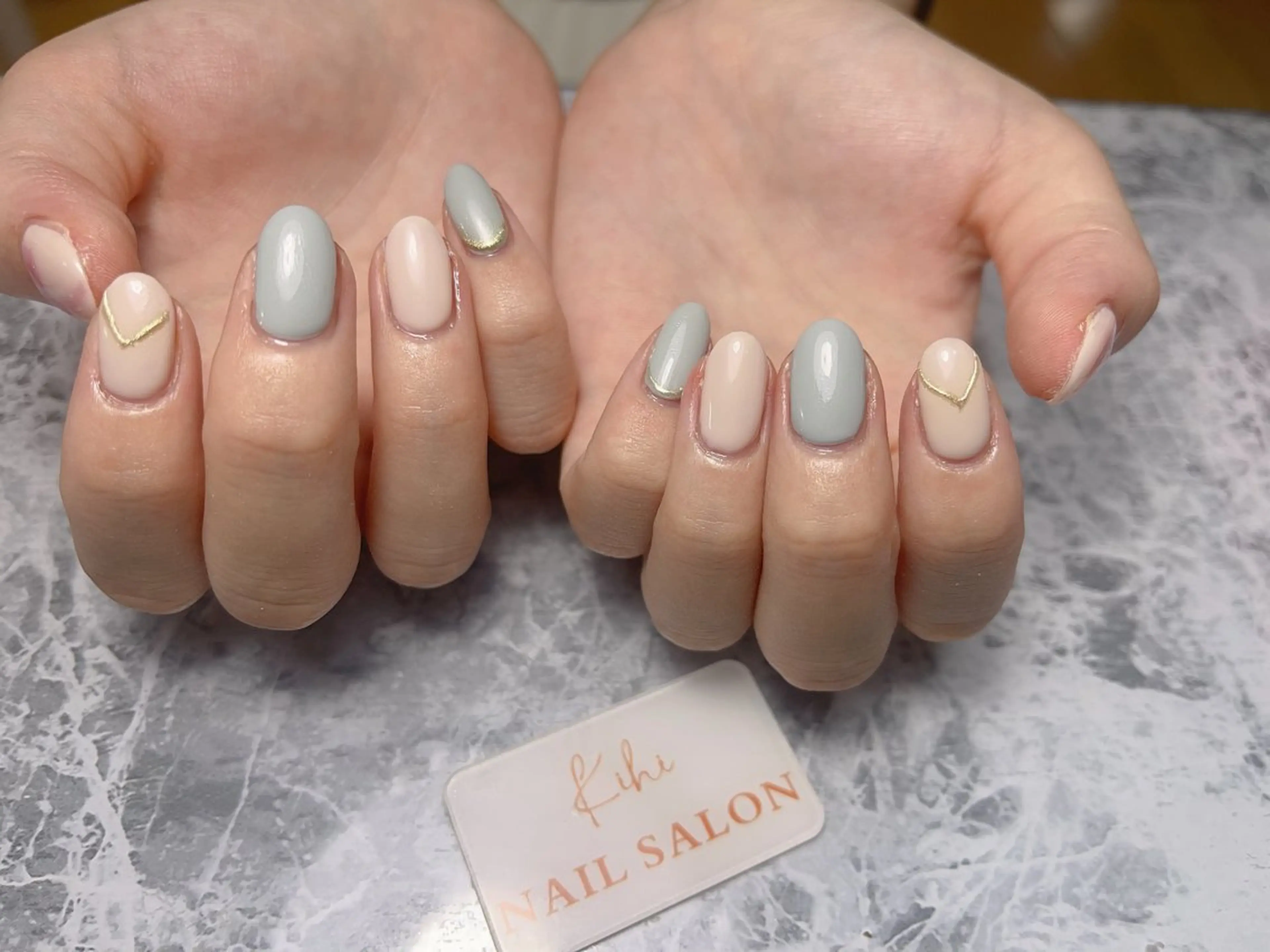 ネイル アートネイル フレンチネイル ジェルネイル グラデーション 韓国ネイル ハンドネイル ハンドケア Nail Salon Kihi さくらのネイルデザイン