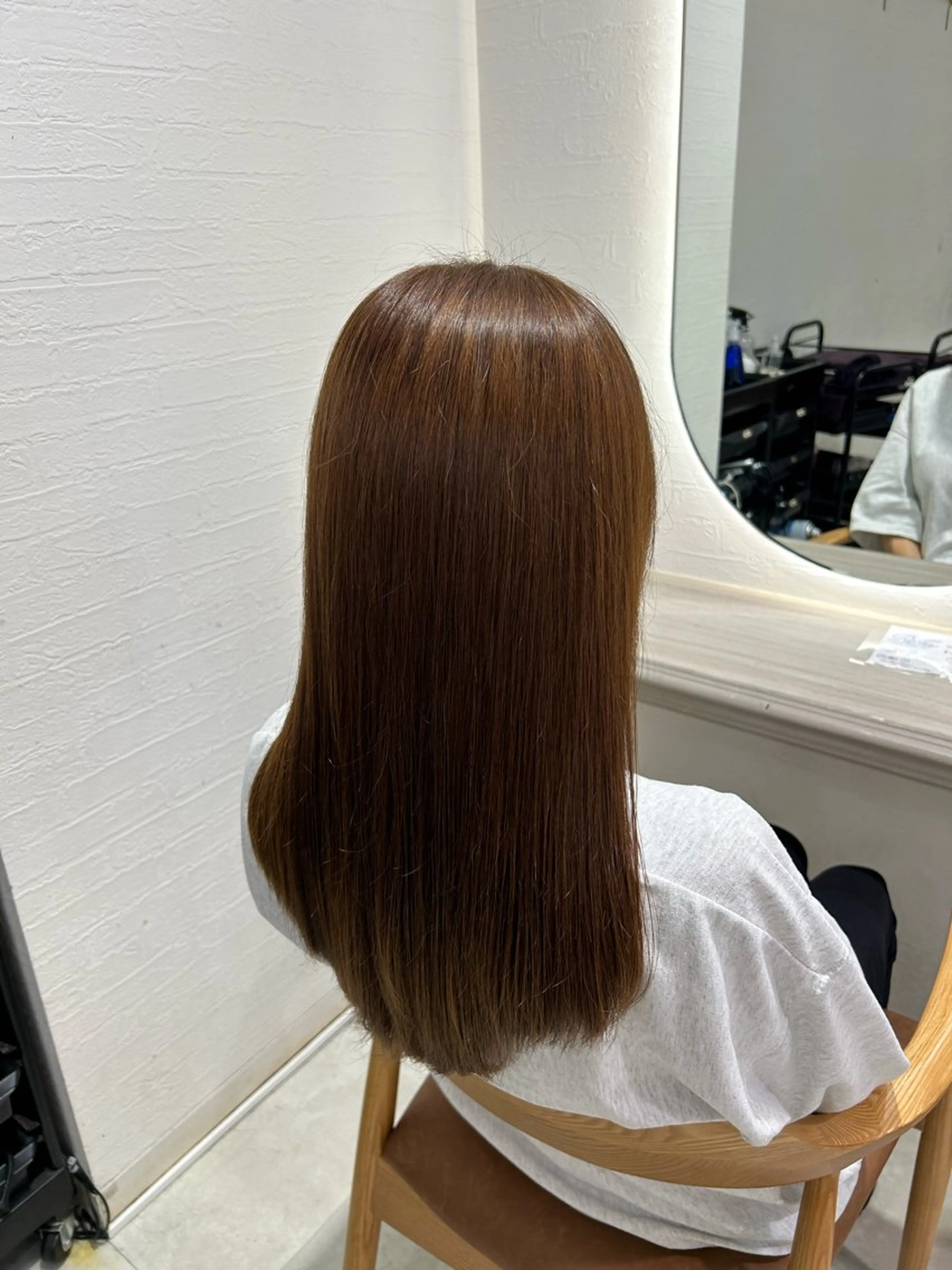 カラー 縮毛矯正 内藤 歩香🐈‍⬛🩶のヘアスタイル