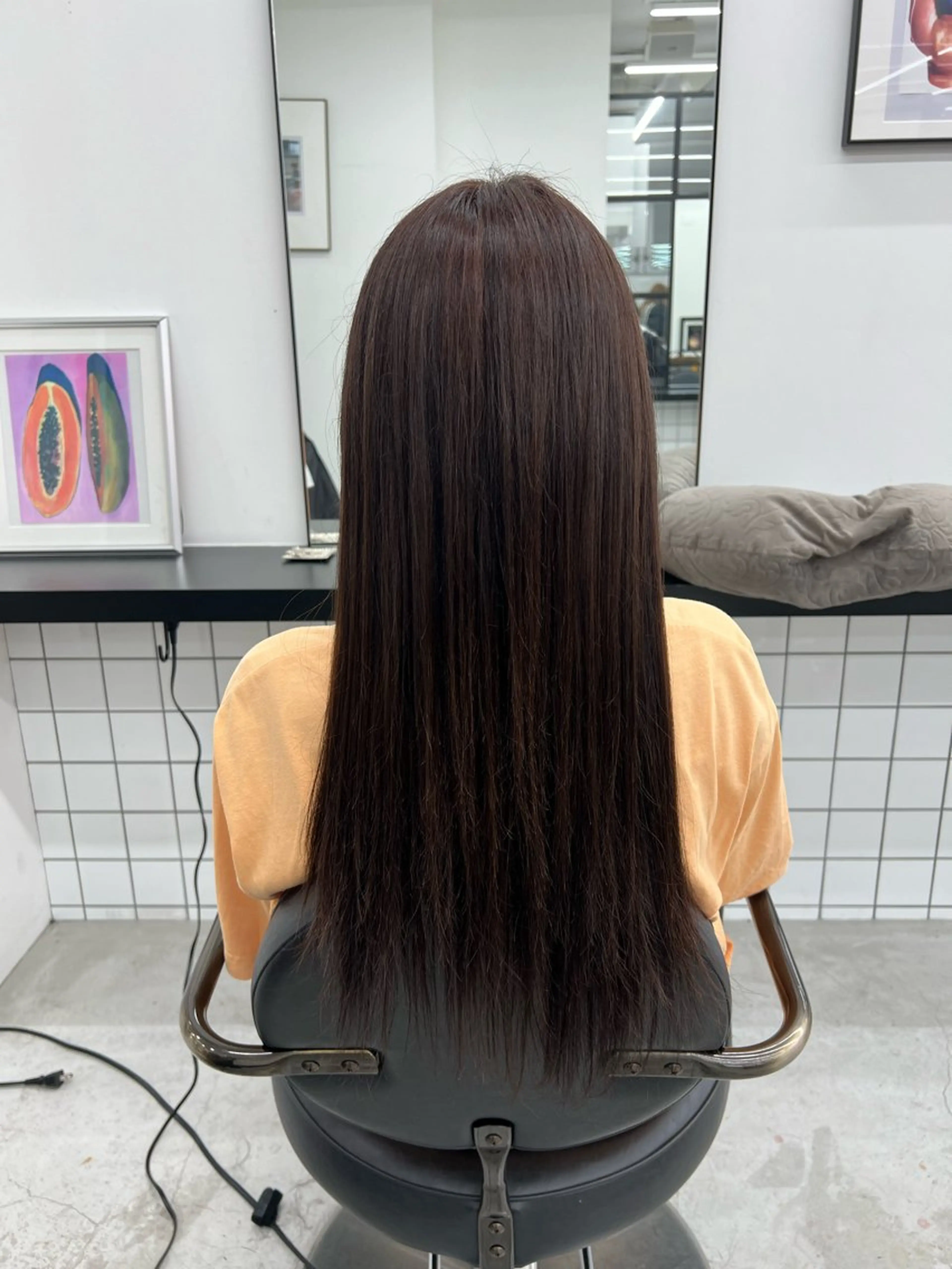 ロング カラー ブラウンカラー 透明感カラー ナチュラルブラウン 似合わせカット あすか JILLSTUDIOのヘアスタイル