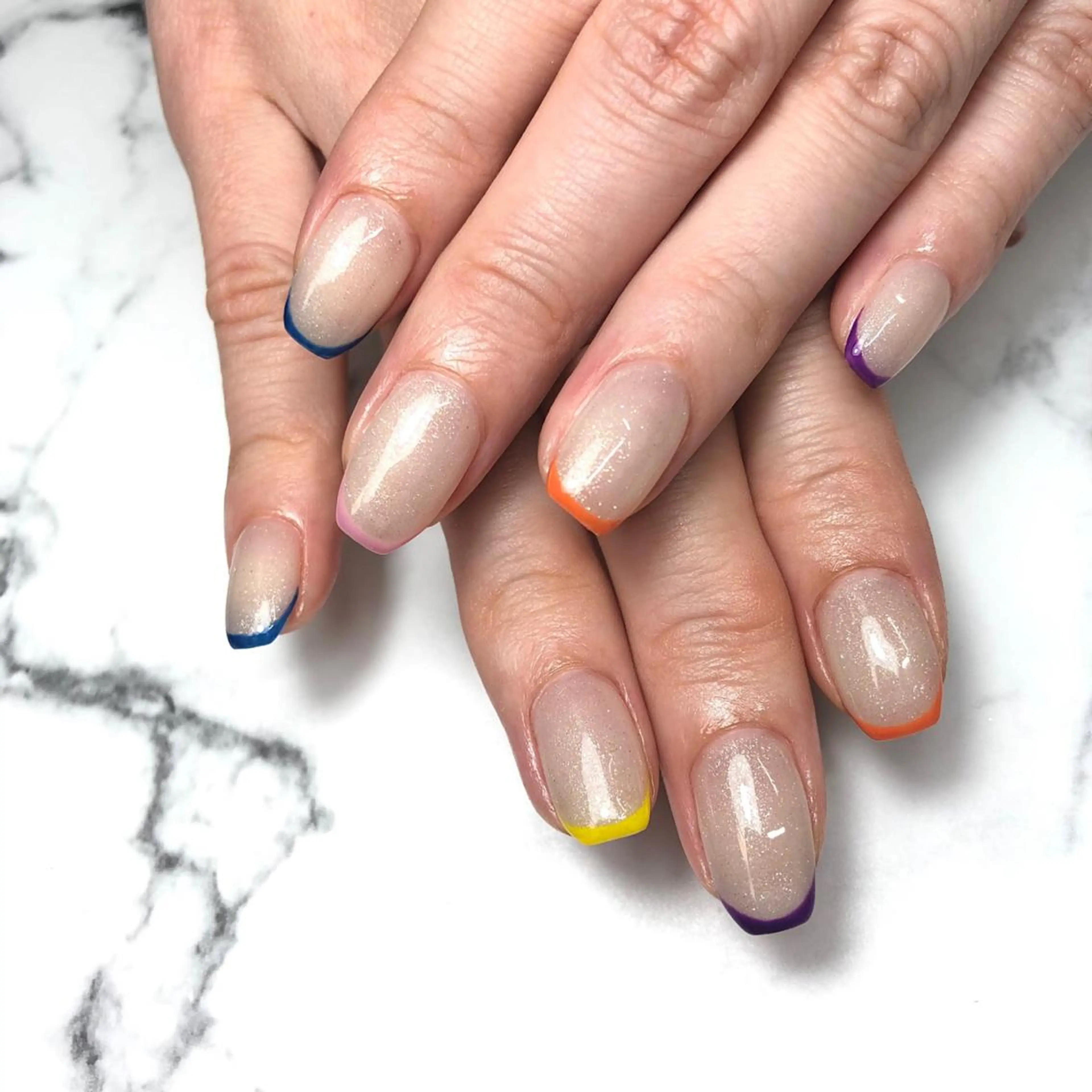 ネイル アートネイル フレンチネイル ジェルネイル ハロウィン 氷ネイル・うるうるネイル ハンドネイル NAIL NOWのネイルデザイン