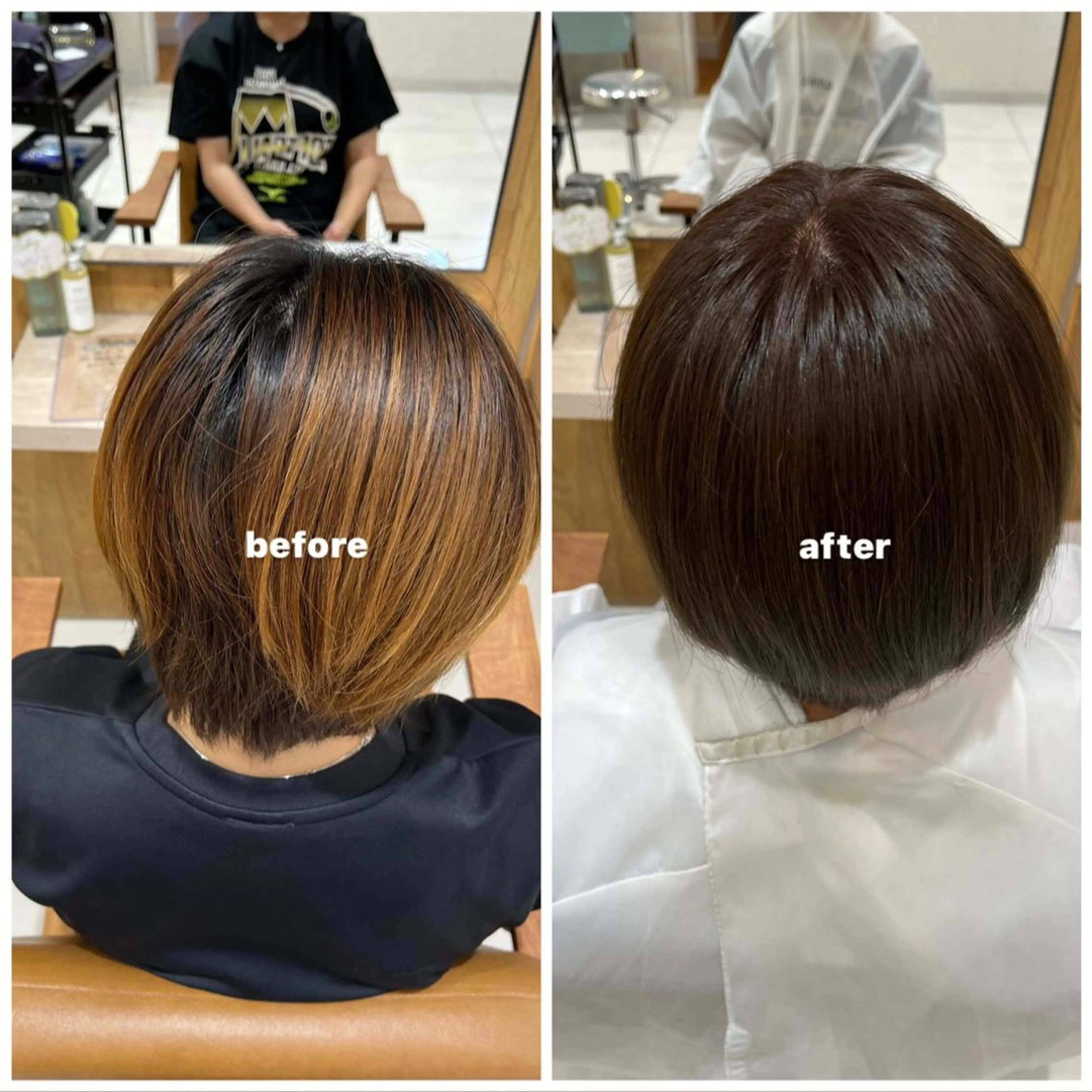 ショート カラー ヘアカラー 無料カットモデル募集 もえのヘアスタイル