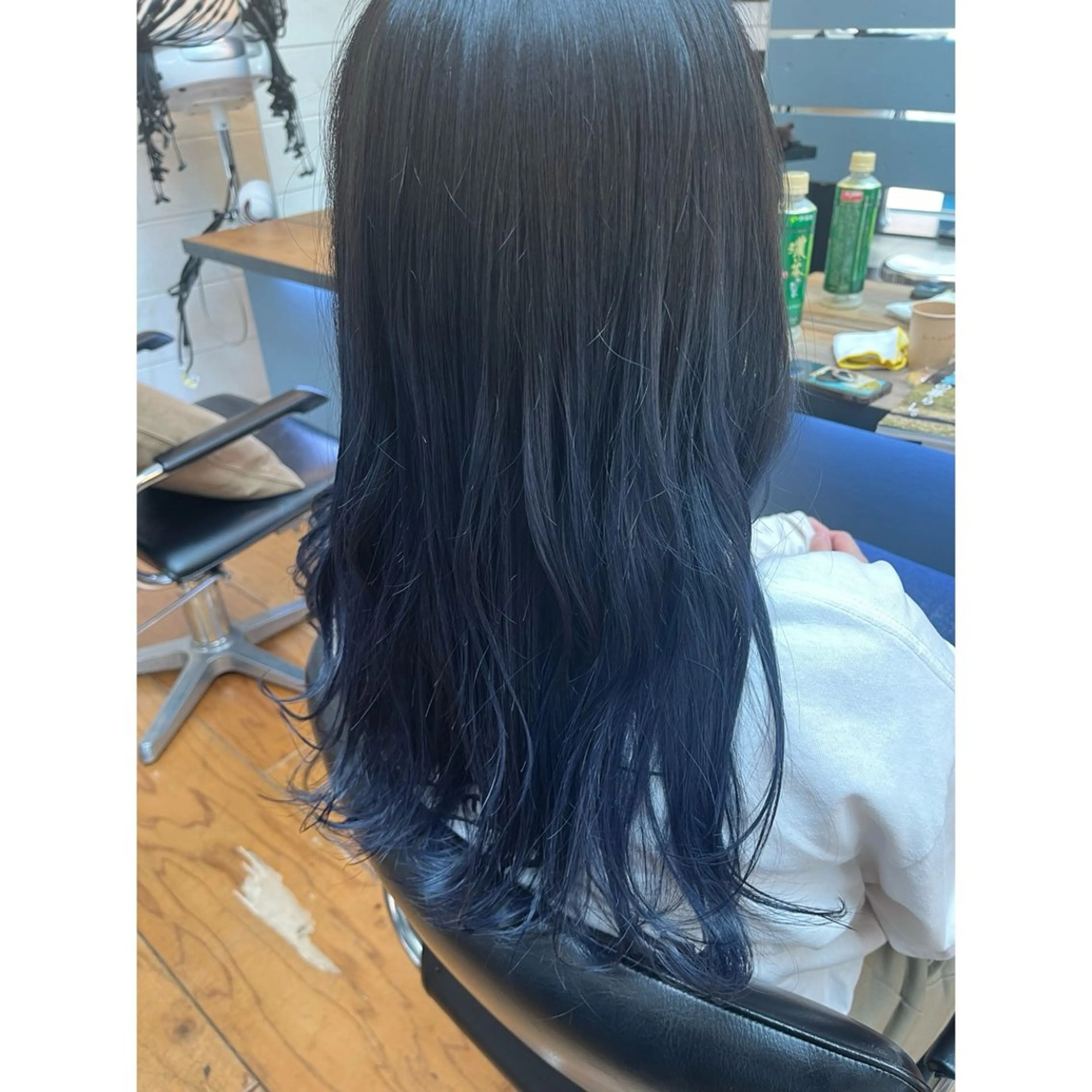 ロング カラー ブリーチ カット ヘアカラー トリートメント Lagom なかだのヘアスタイル