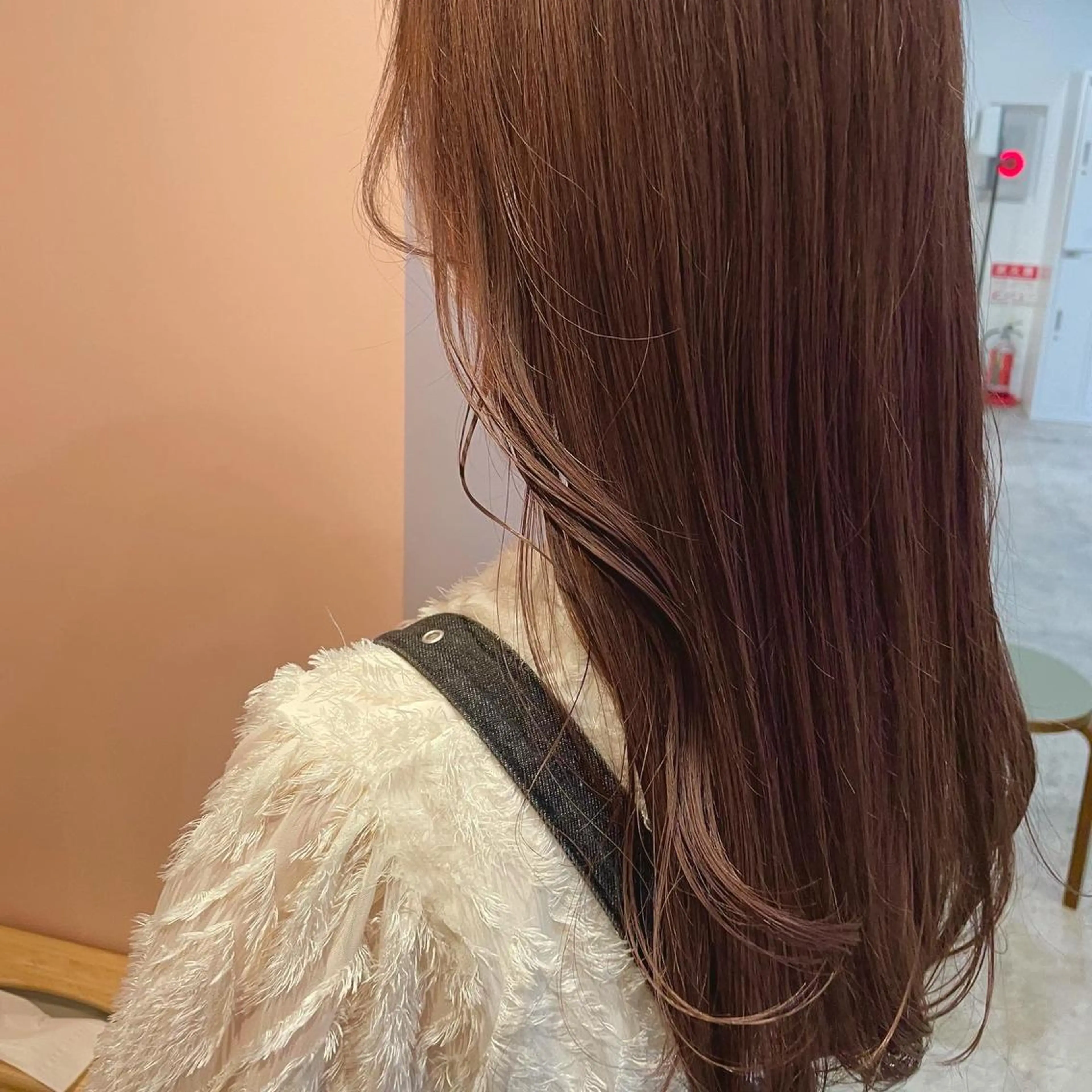 セミロング カラー ヘアアレンジ REONA🪽✨ 日常に馴染む髪🫧のヘアスタイル