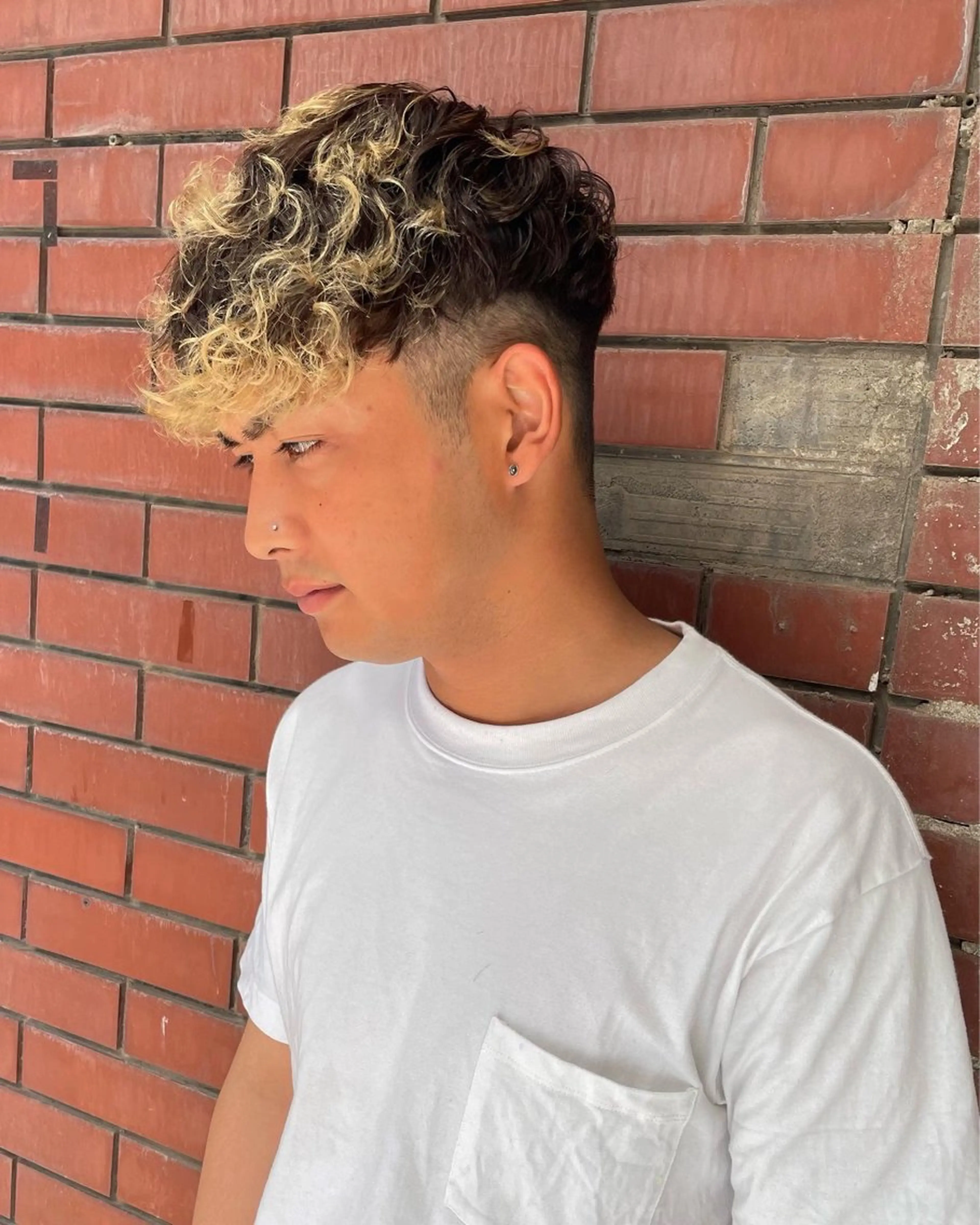 ショート パーマ メンズ スペインカール 【柏メンズパーマ職人 】店長　KAZUMAのヘアスタイル