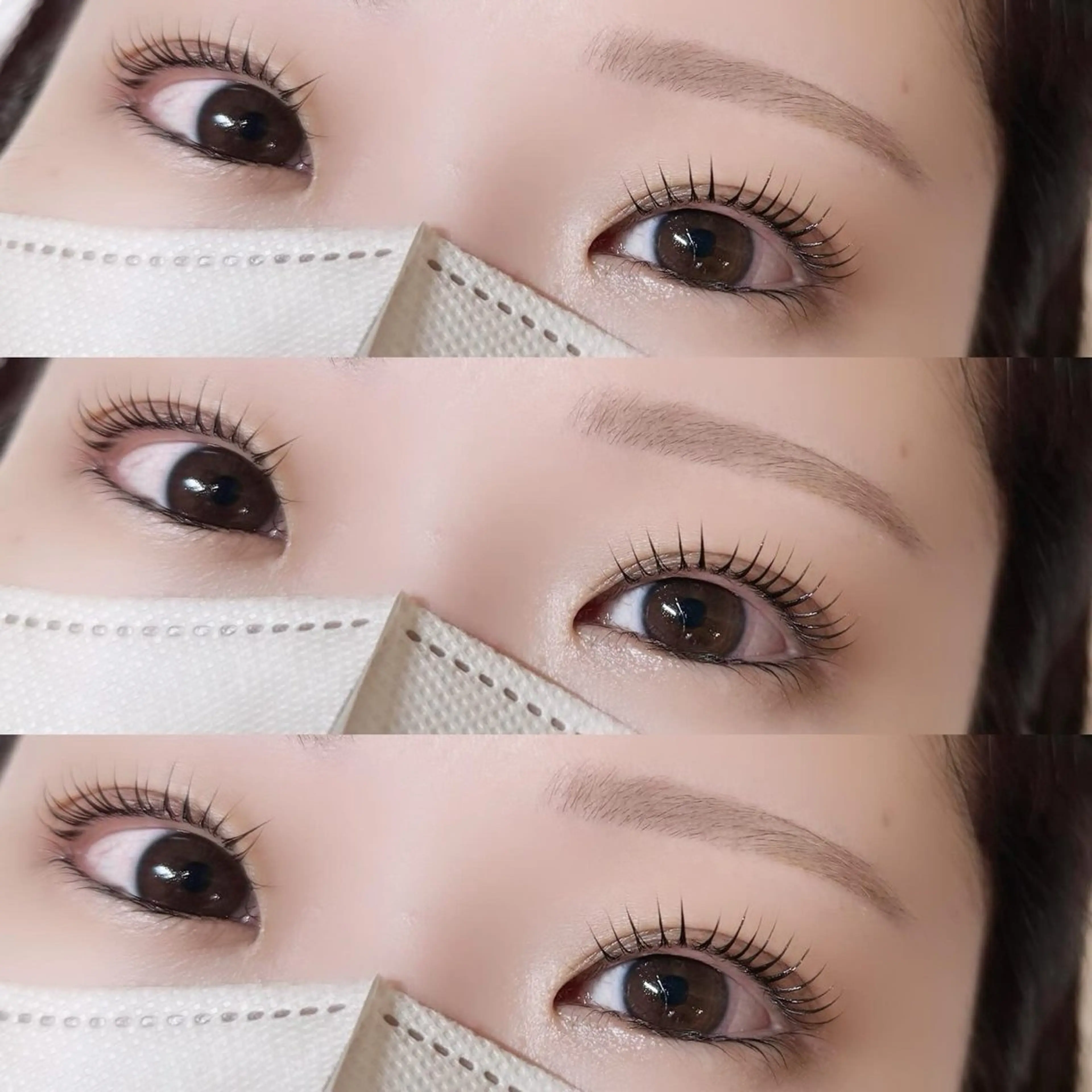 マツエク・マツパ 一重×まつ毛パーマ 大宮 あかりのマツエク・マツパデザイン