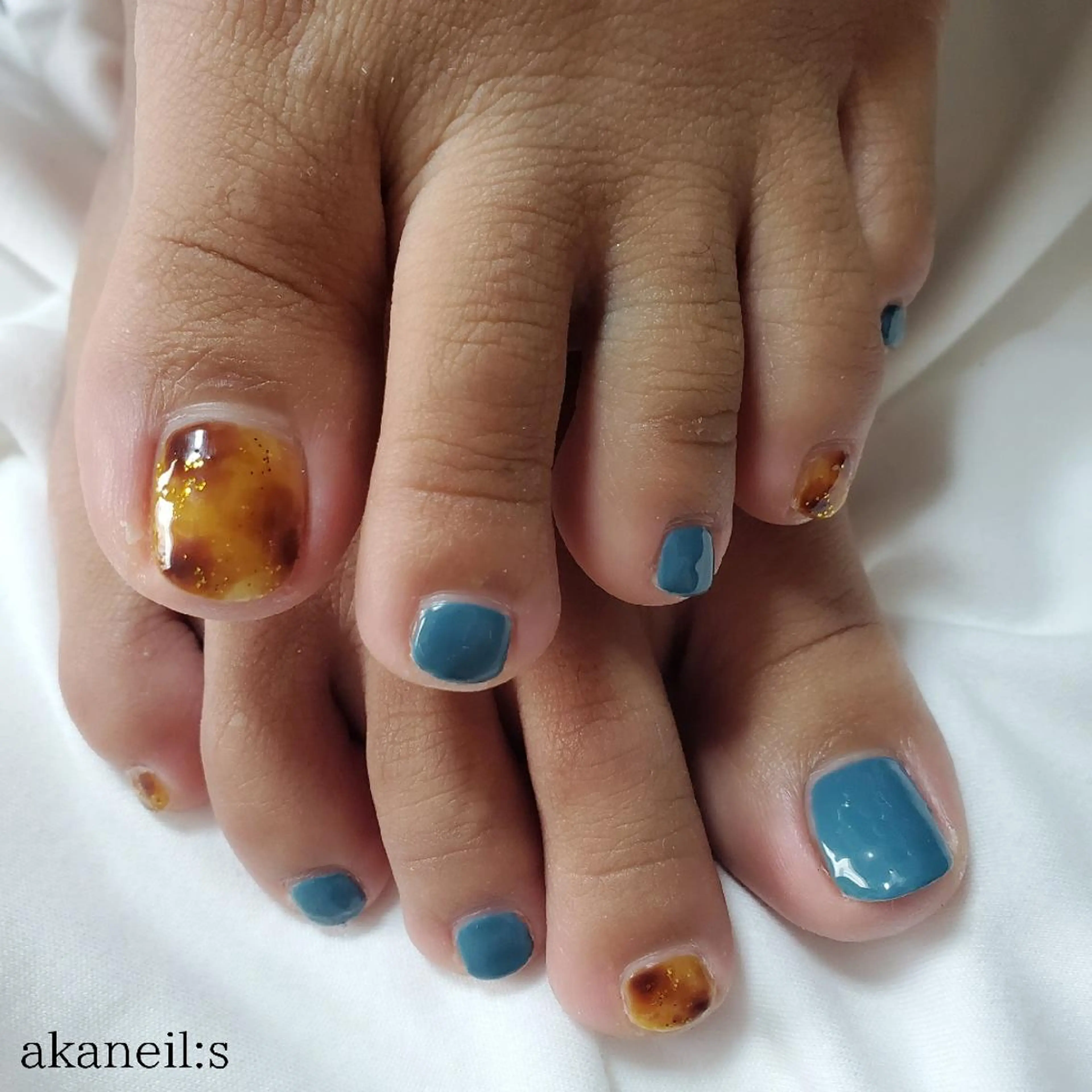 ネイル べっ甲ネイル 【akaneils】 アカネのネイルデザイン
