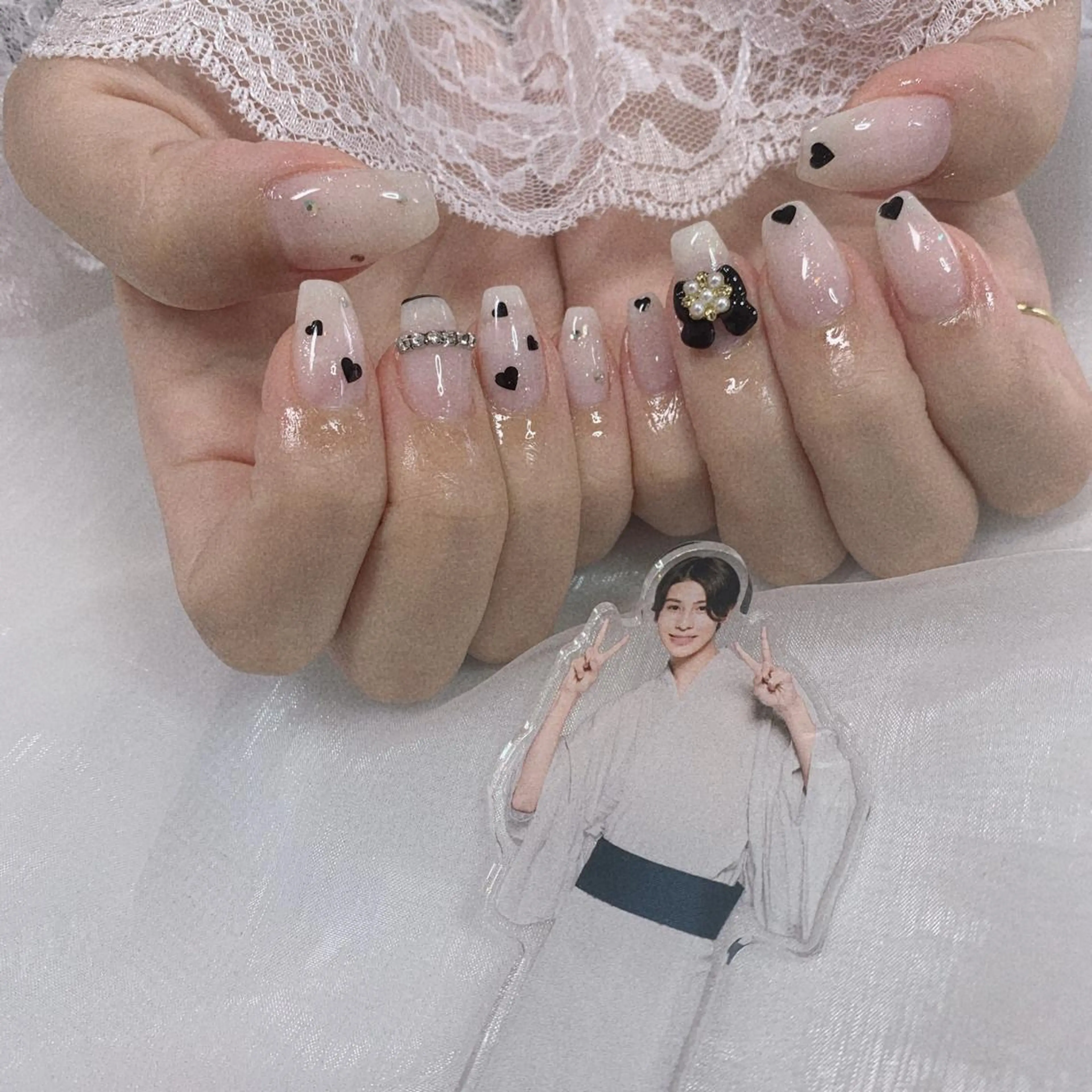 ネイル ハンドネイル La neige* yuki 🥯🍑のネイルデザイン
