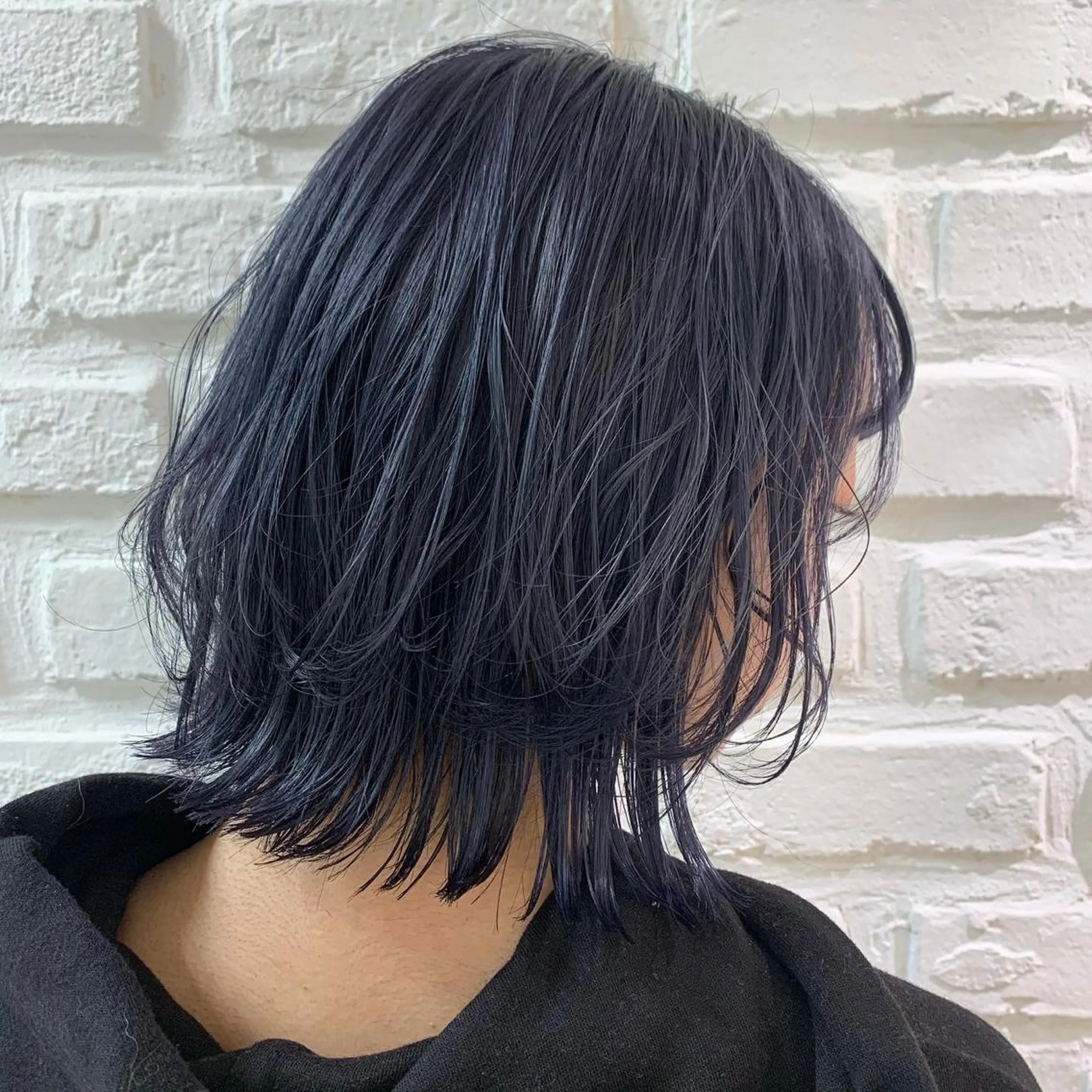 ミディアム カラー ブリーチ ブルーカラー ブルージュ イルミナカラー ラベンダーカラー カット ヘアカラー トリートメント 【デザインカラー】 粥川佳日望のヘアスタイル