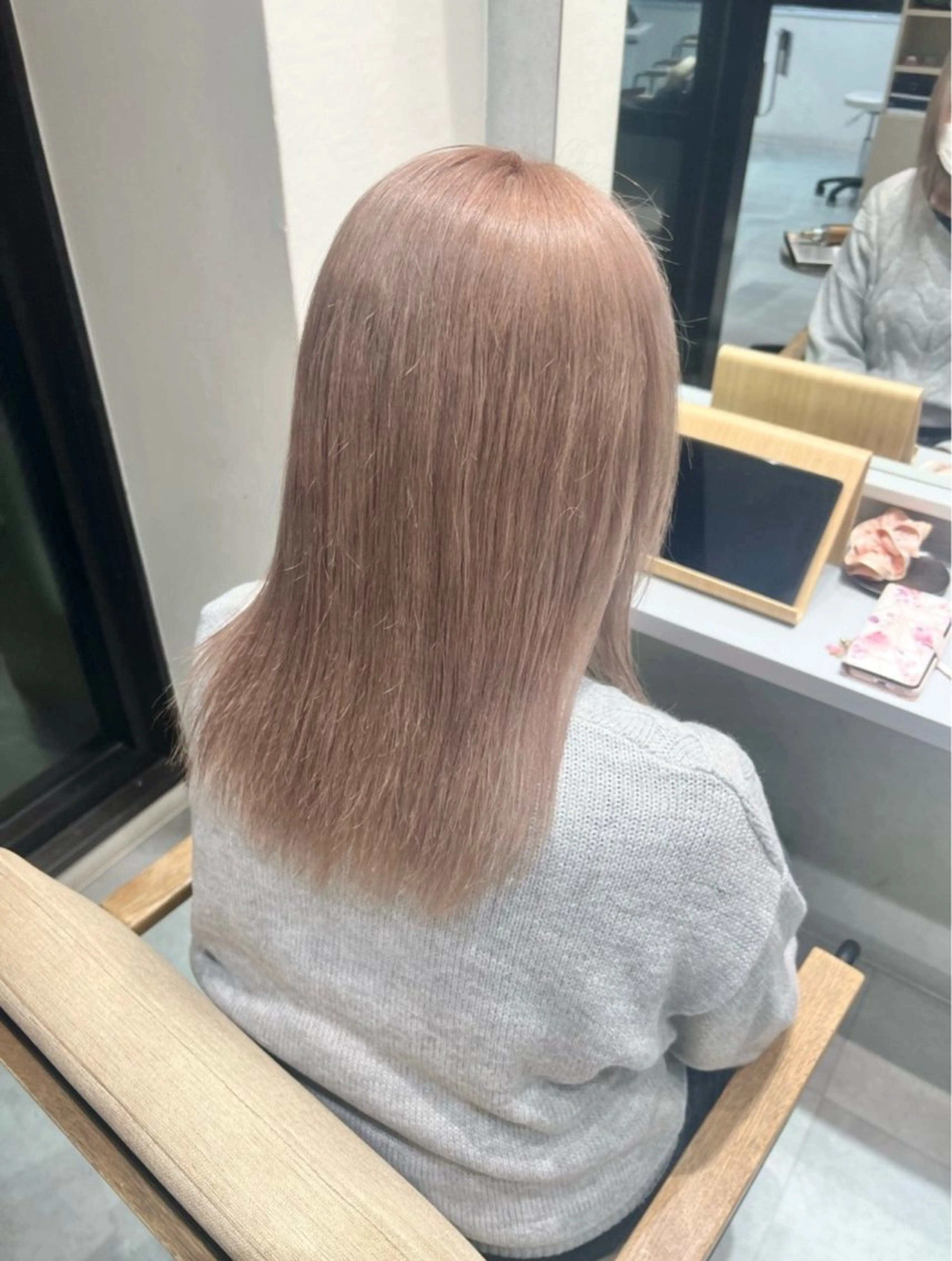 ミディアム ヘアカラー ai 梅田/暖色カラーのヘアスタイル
