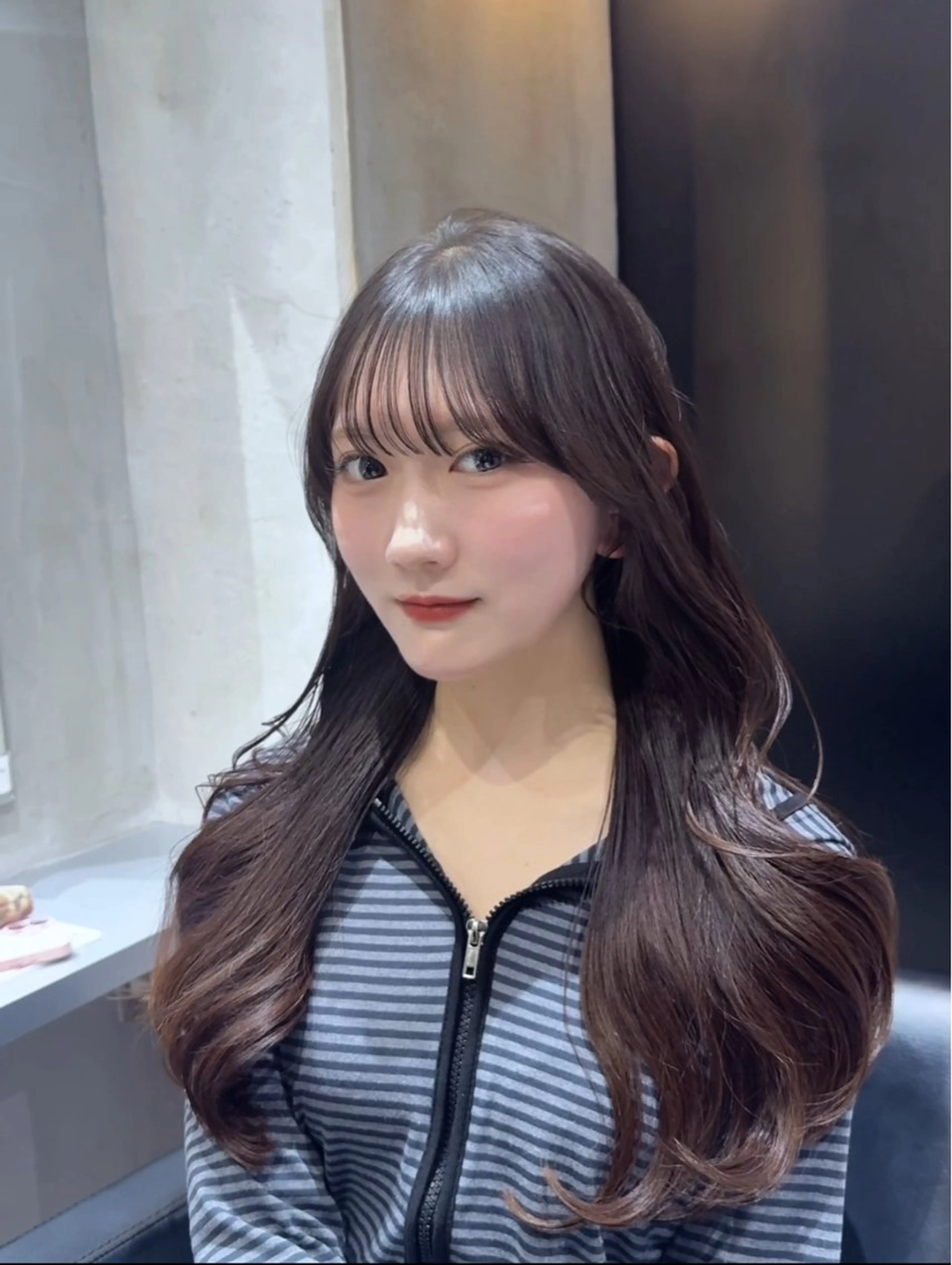 セミロング カラー カット ヘアカラー トリートメント レイヤー×髪質改善 マネージャー安藤光司のヘアスタイル