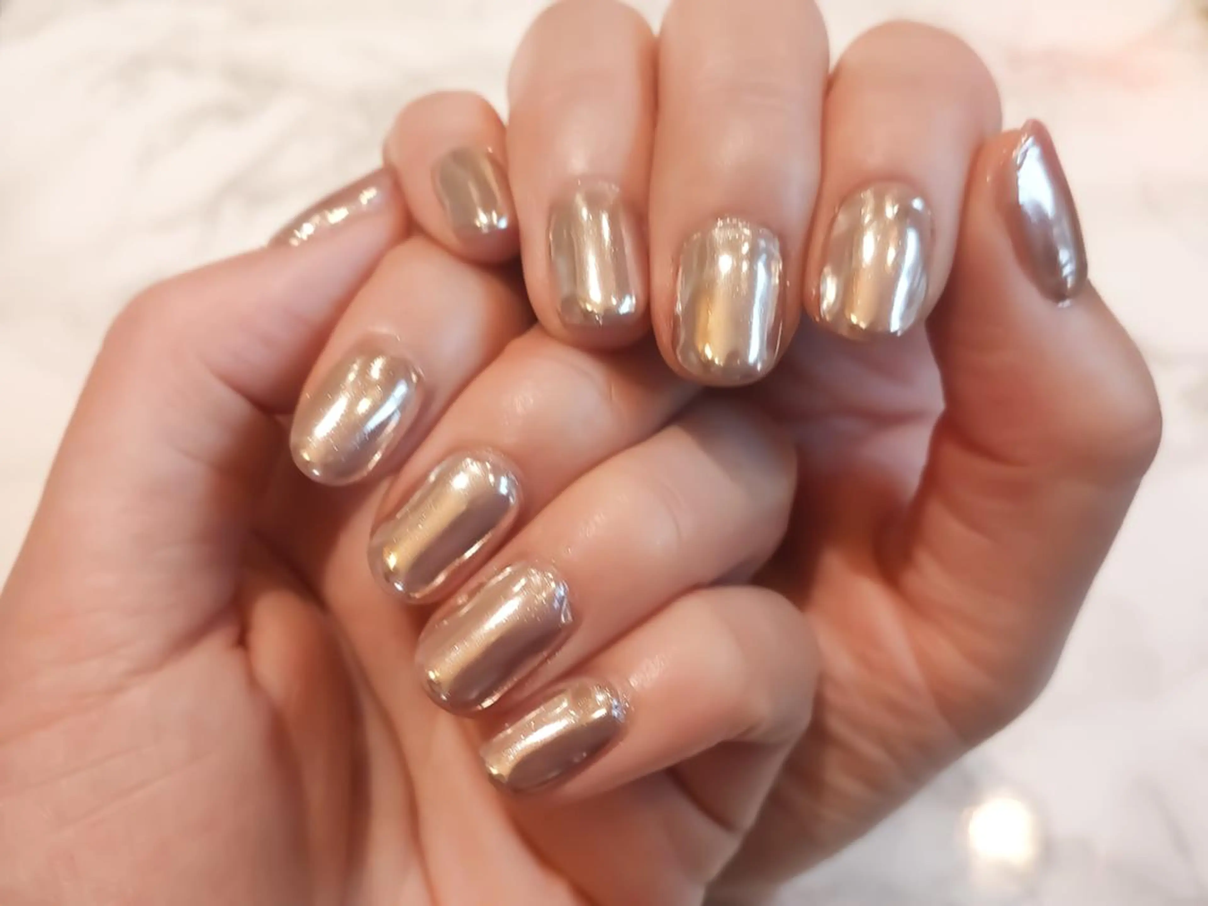 ネイル ミラーネイル Be-style 　のネイルデザイン