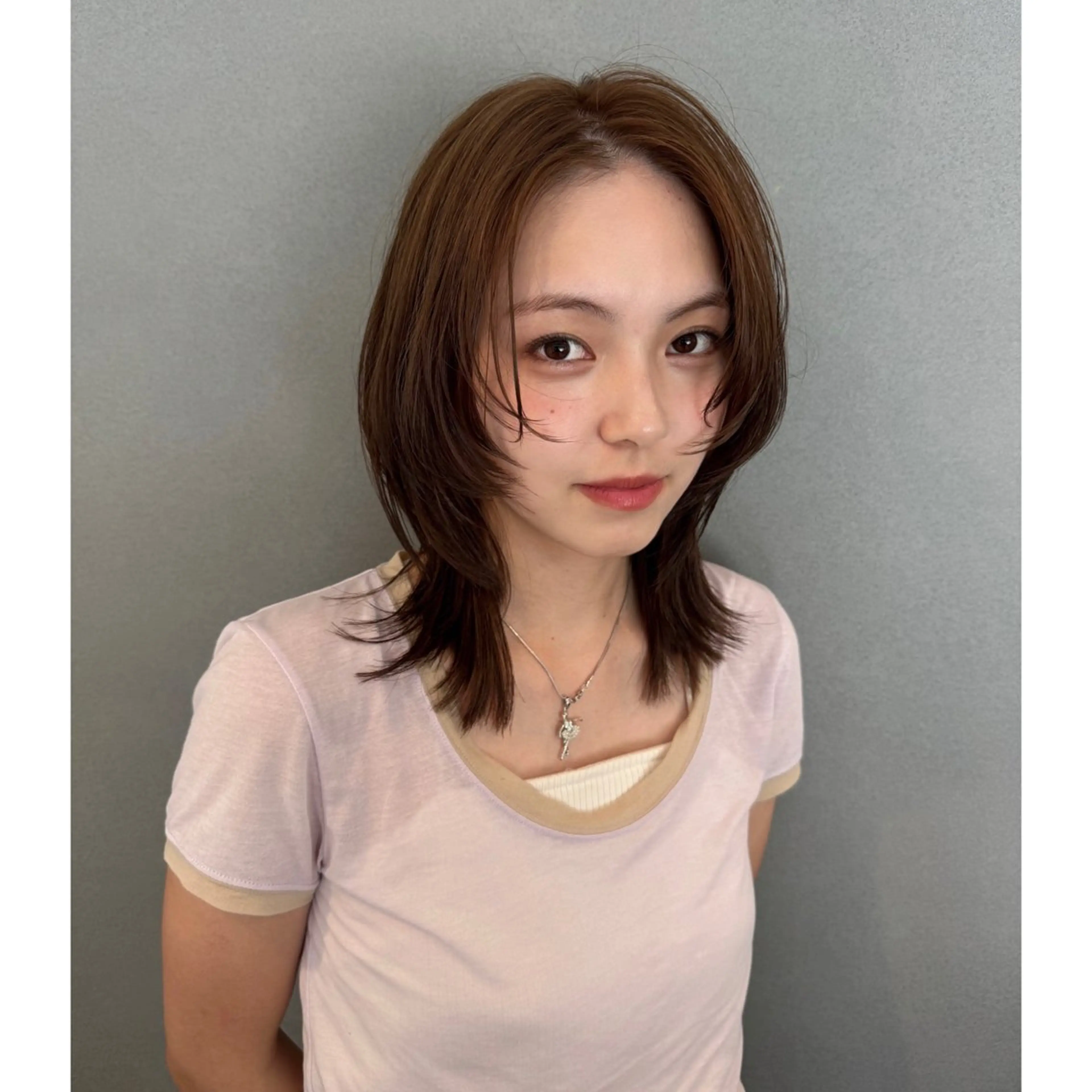 ミディアム ヘアカラー トリートメント goto ayumiのヘアスタイル