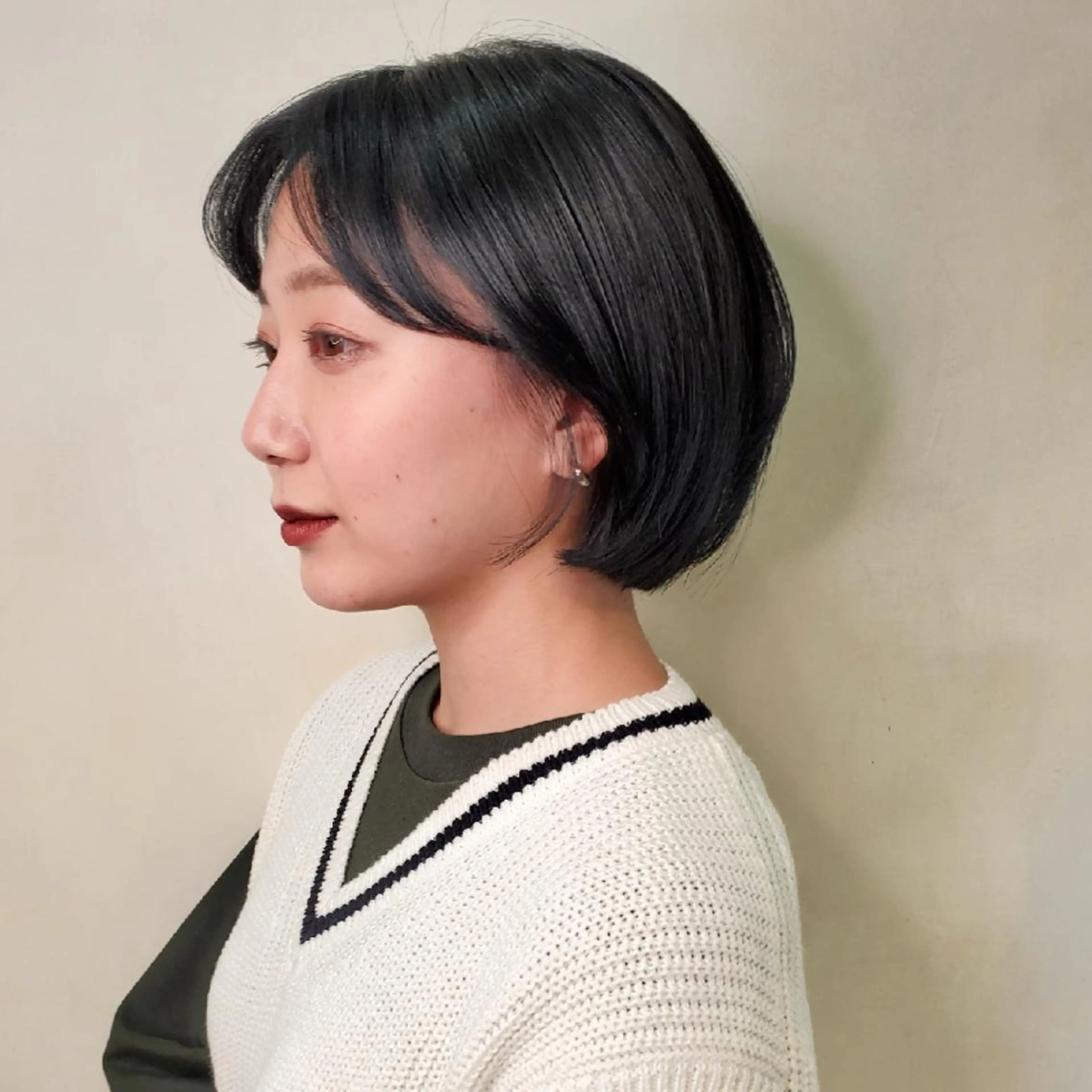 ショート カラー 韓国風ヘア レイヤーカット 韓国レイヤー　 suzuのヘアスタイル