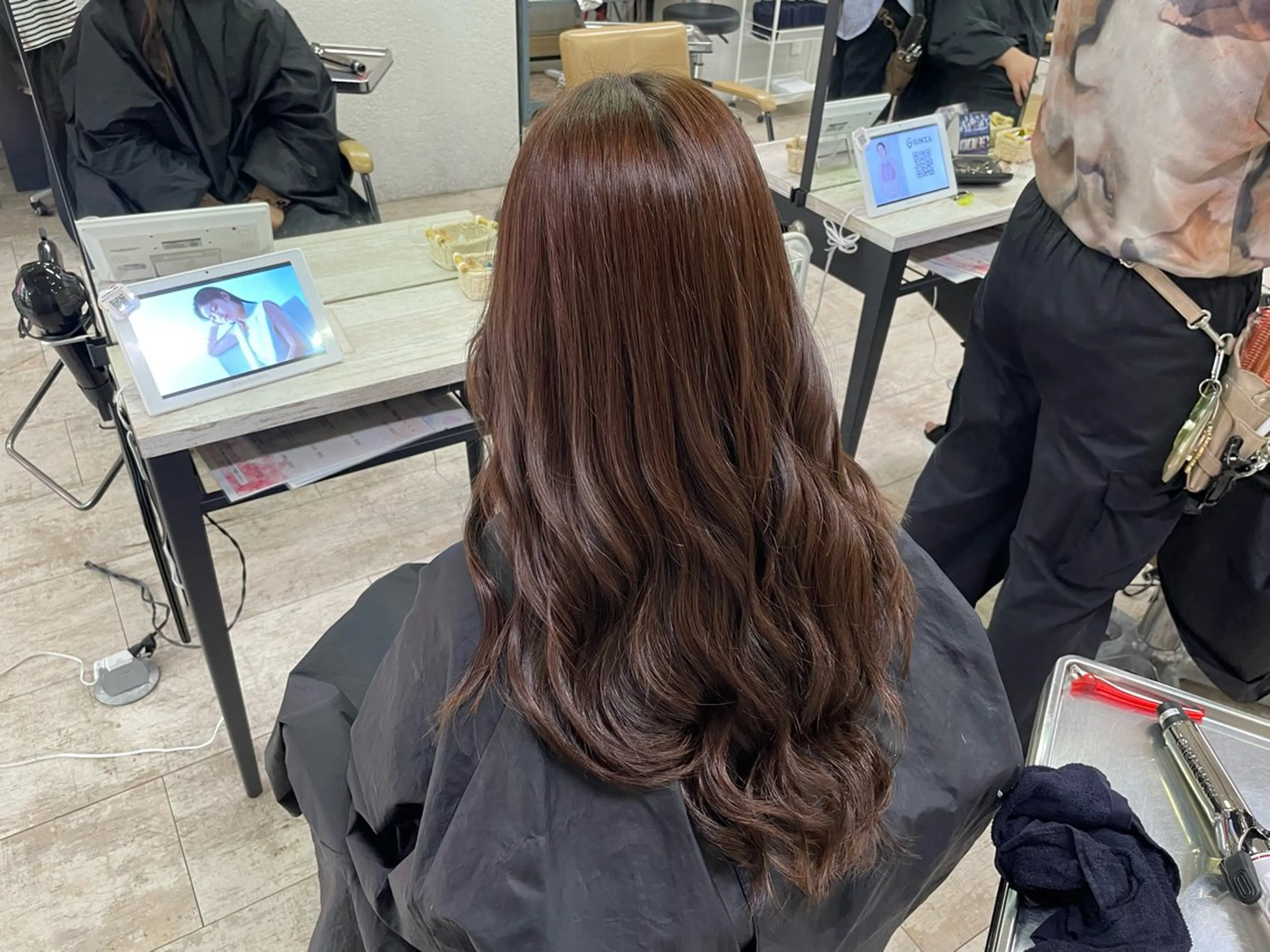 ロング カット ヘアカラー トリートメント 🐱加賀 瑛里奈🦊のヘアスタイル