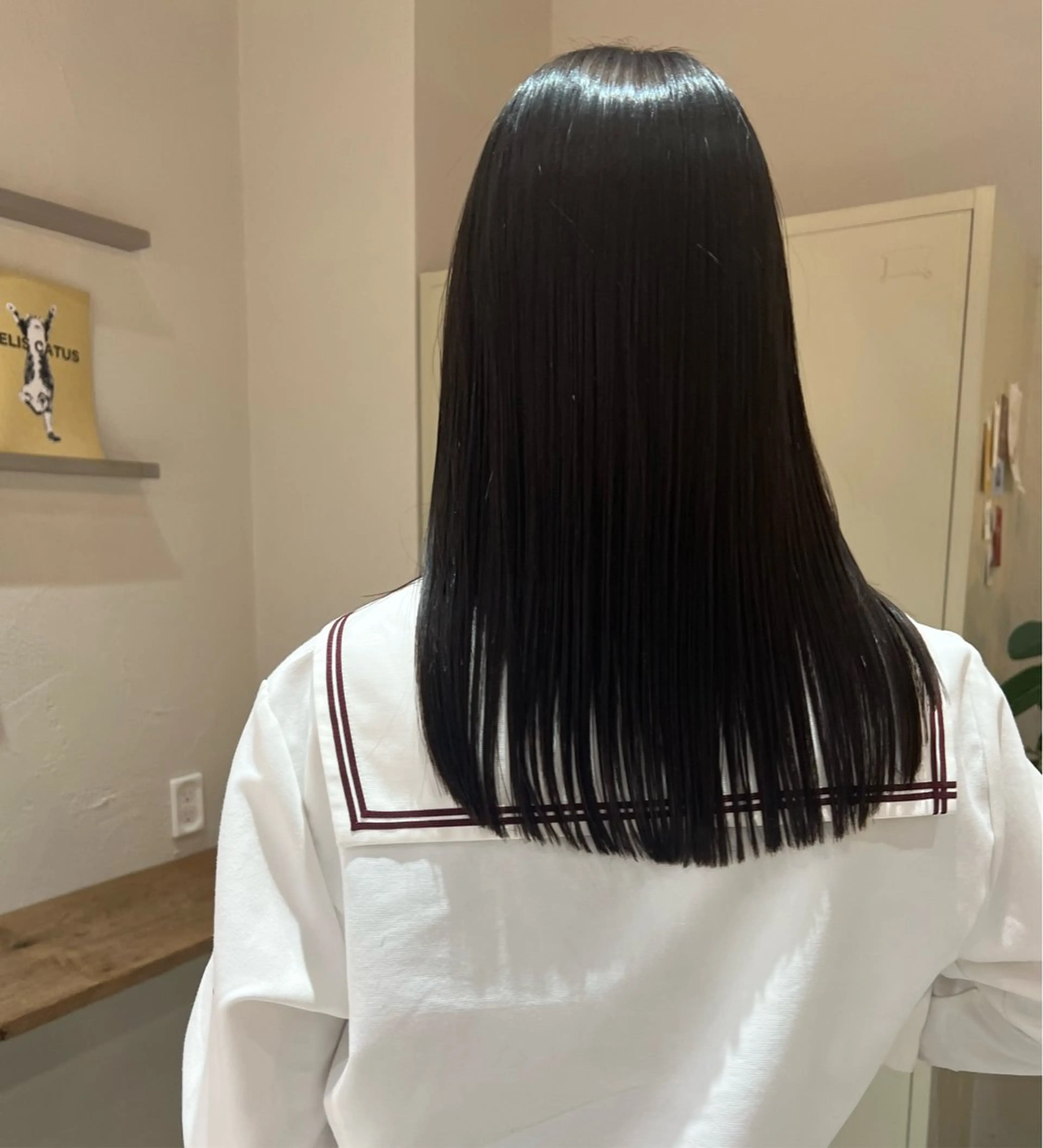 縮毛矯正 トリートメント 村田 茉優のヘアスタイル