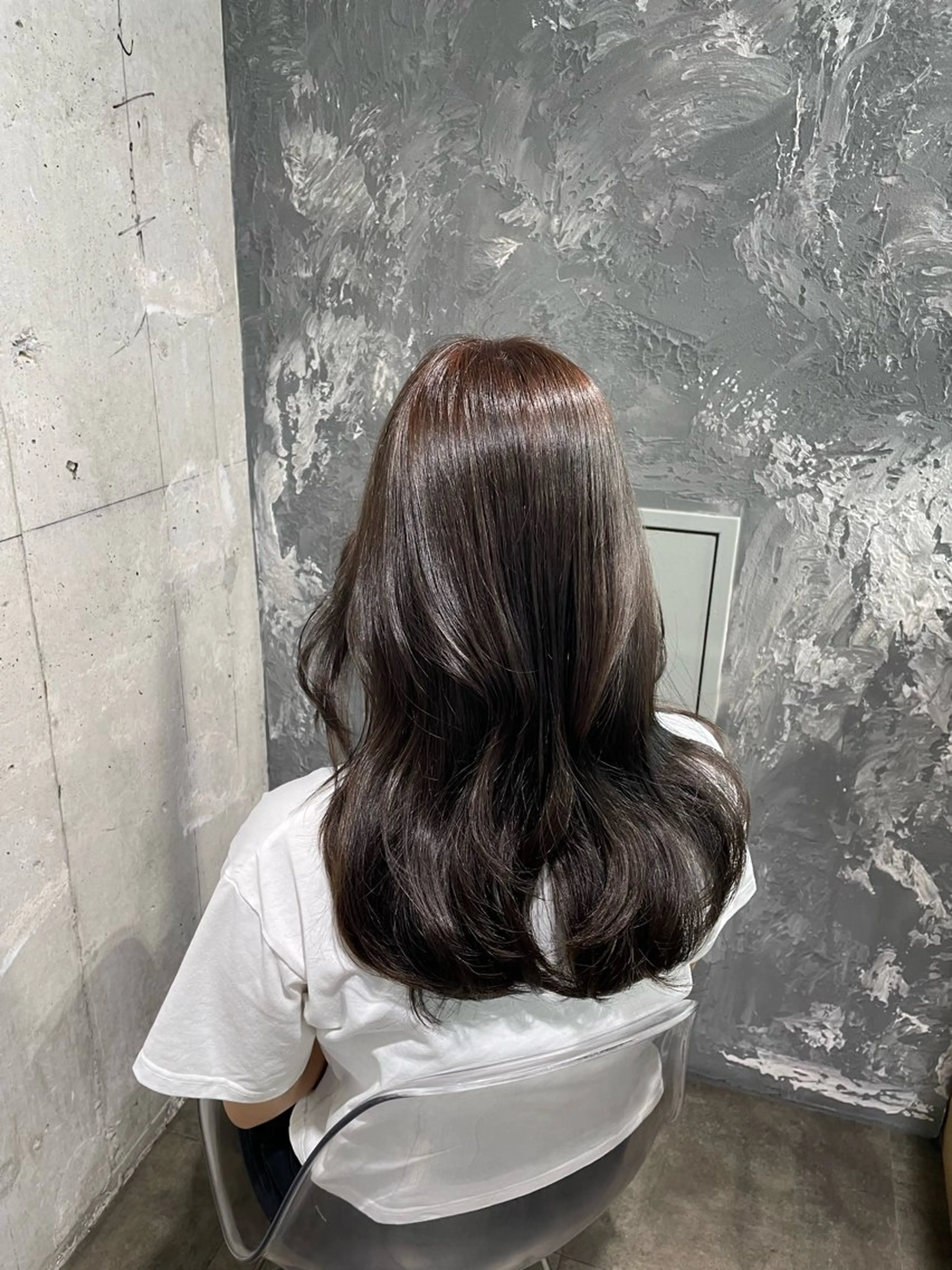 カラー カット ヘアカラー 🤍韓国ヘア🤍透明 感ベージュ/まりんのヘアスタイル