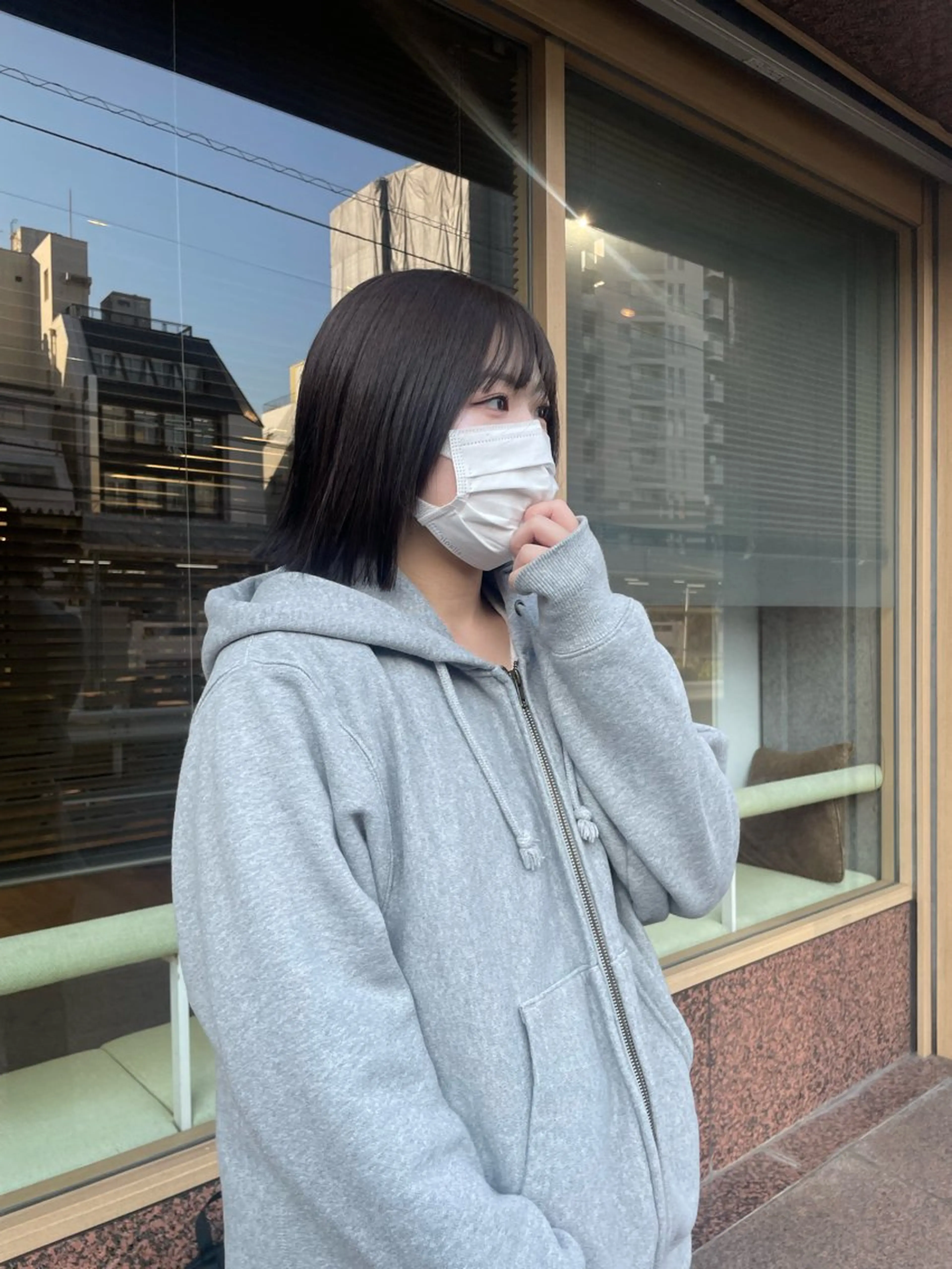 ショート カラー グレージュ トリートメント 髪質改善/Bloss om🌷高橋沙衣のヘアスタイル