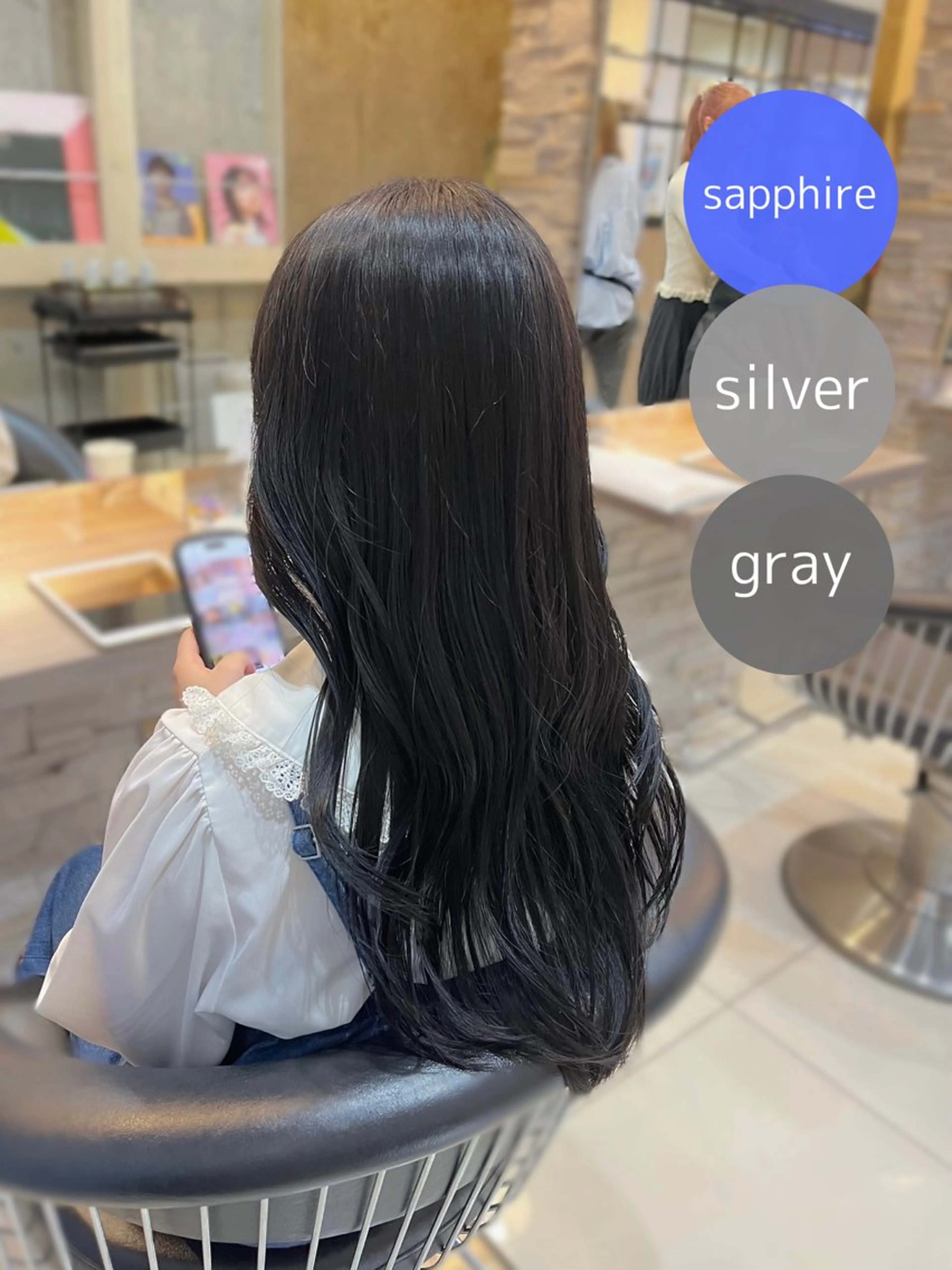 ロング カラー アッシュ ベージュカラー 透明感カラー グレージュ くびれヘア カット ヘアカラー トリートメント 透明感カラー/ くびれヘア/館岡俊平のヘアスタイル