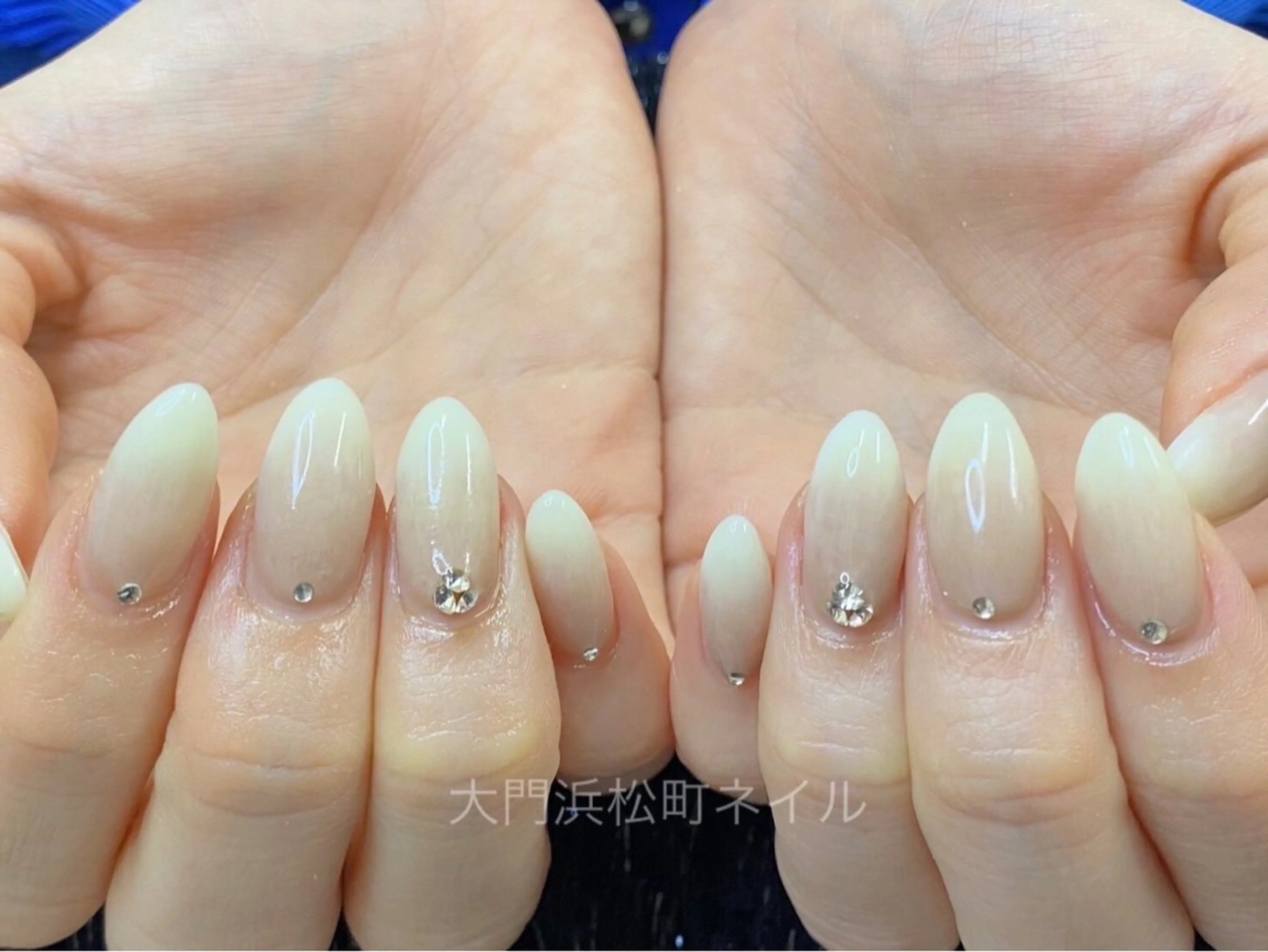 ネイル フレンチネイル ガラスフレンチ マグネットネイル ミラーネイル オフィスネイル ハンドネイル ハンドケア 大門浜松町 ネイルのネイルデザイン