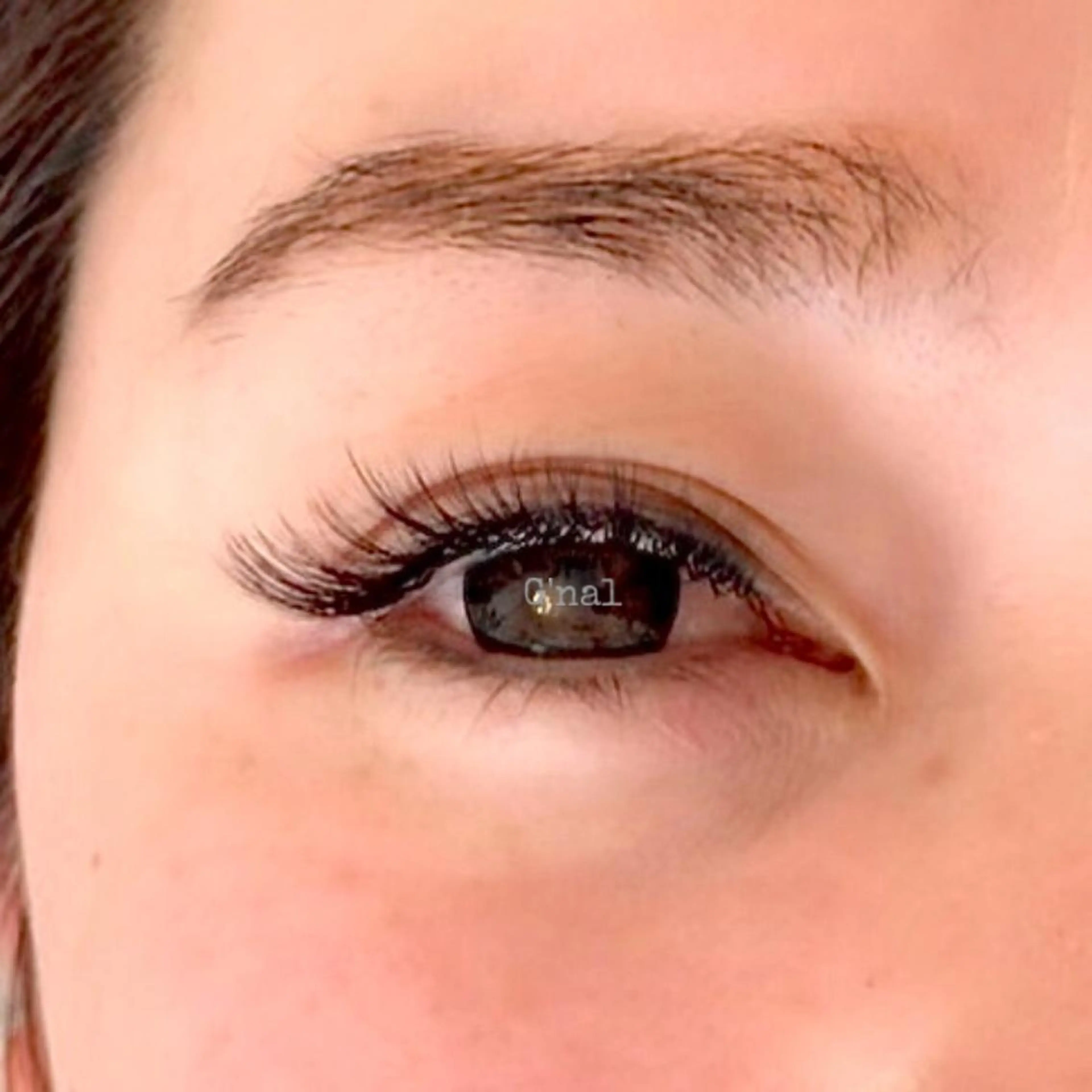 マツエク・マツパ Jカール 目尻長め まつげパーマ セクシー ボリュームラッシュ マツエク G'nal *Moriharaのマツエク・マツパデザイン