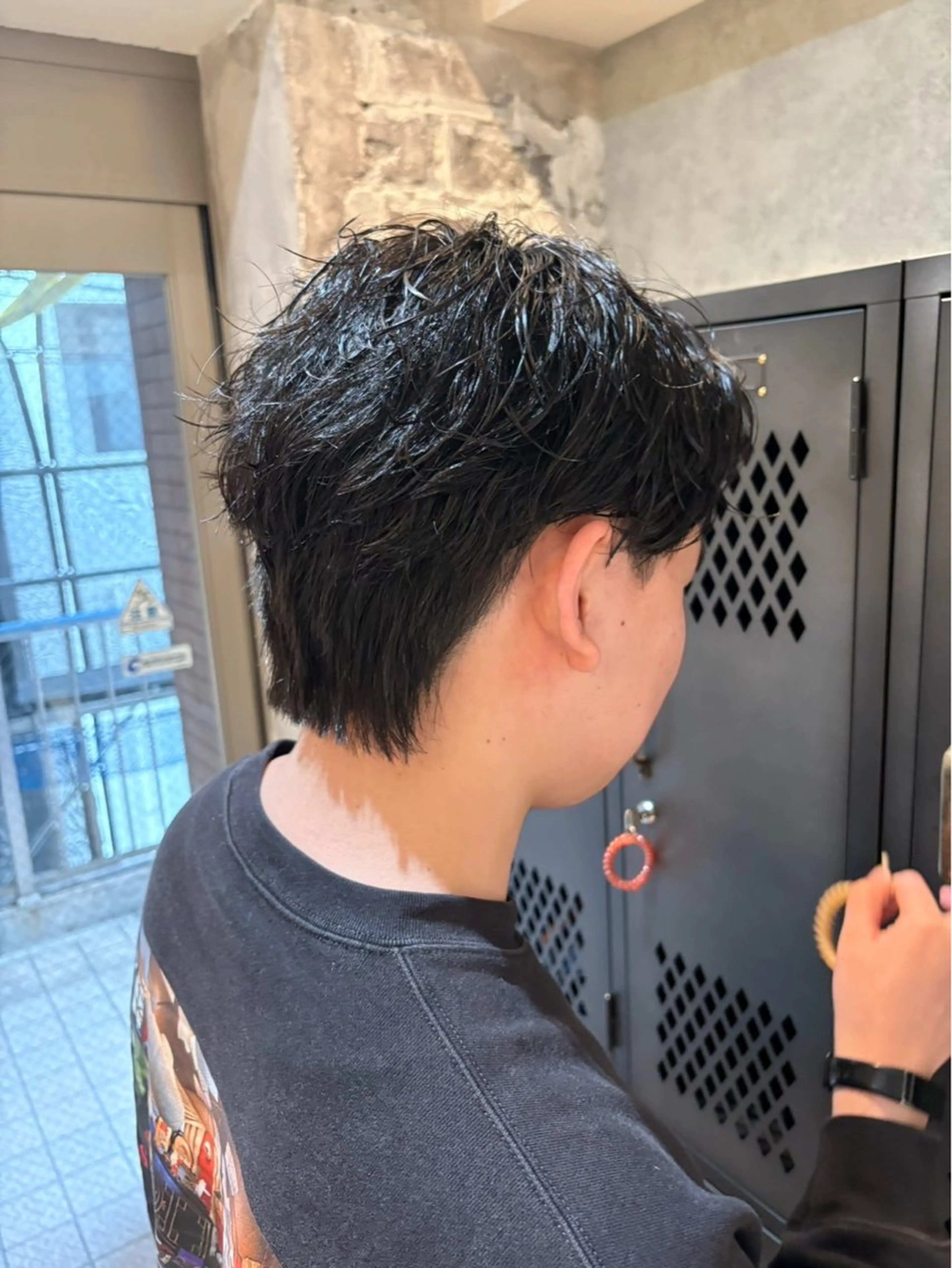 ミディアム メンズ レディースカット特化 無料Mayuのヘアスタイル