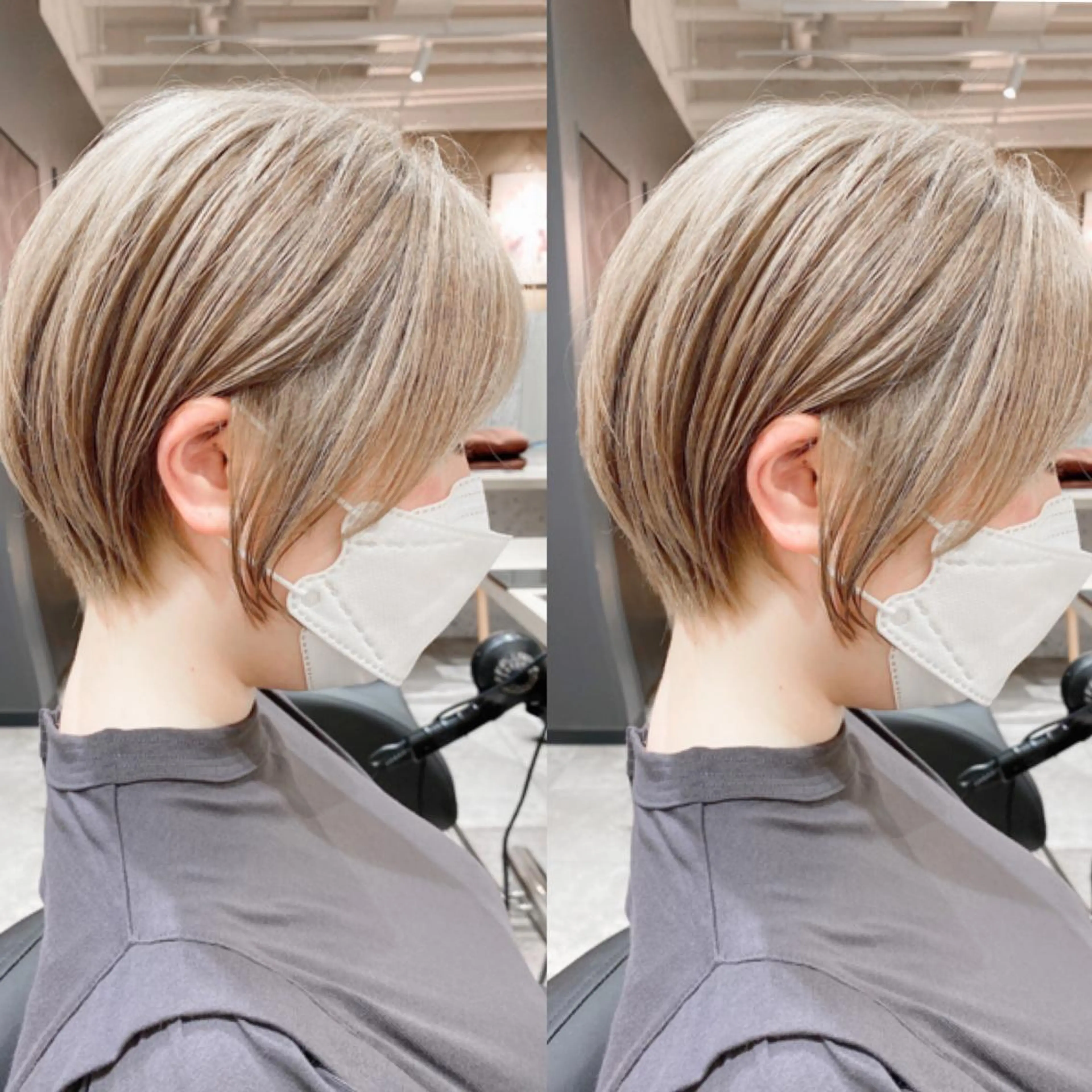ショート カラー カット ヘアカラー トリートメント HARUKI MINATO japan所属・🧡ショートの達人 🧡SHOのヘアスタイル