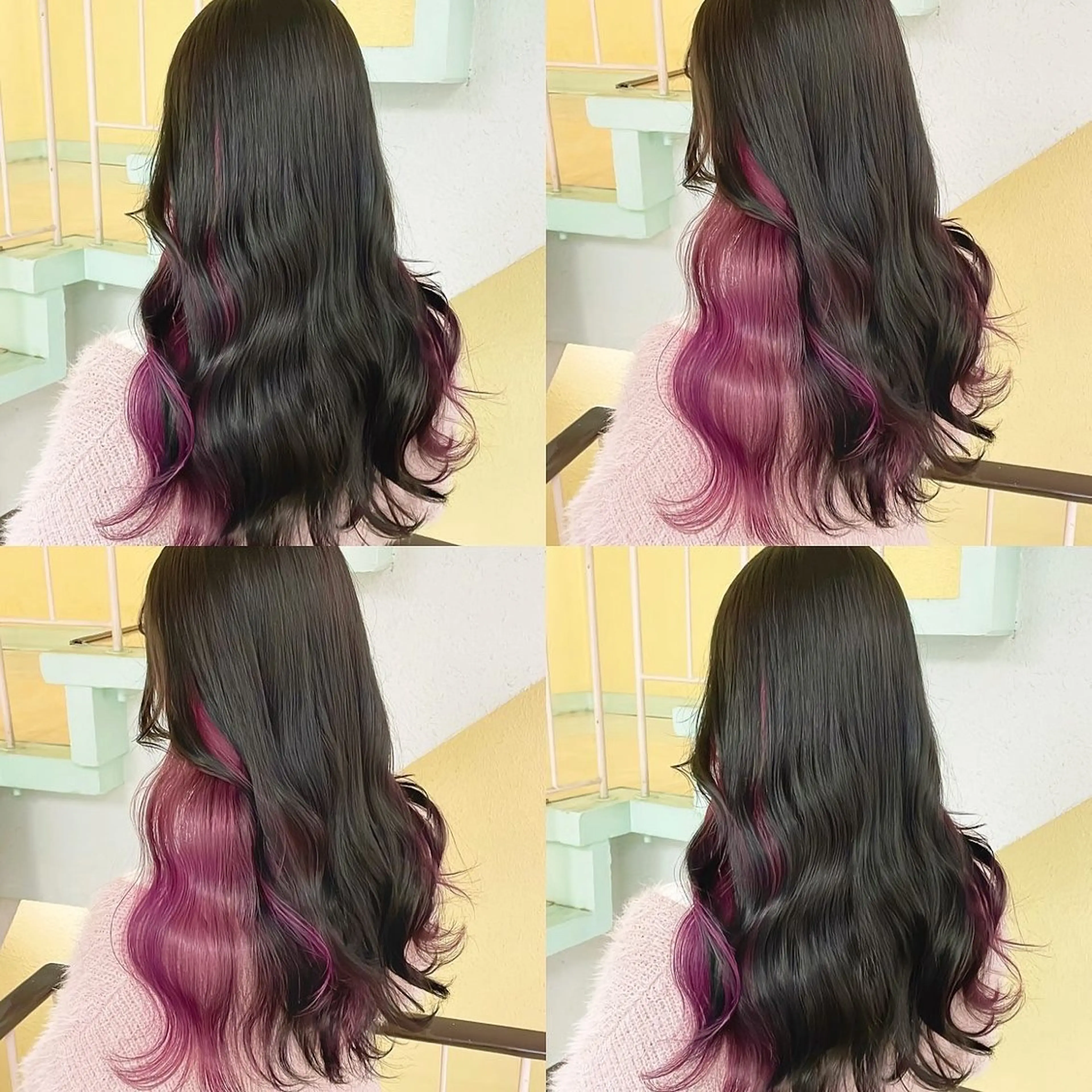 カラー ヘアカラー トリートメント 渋谷:インナーカラー ／🍒エリカ🍒のヘアスタイル