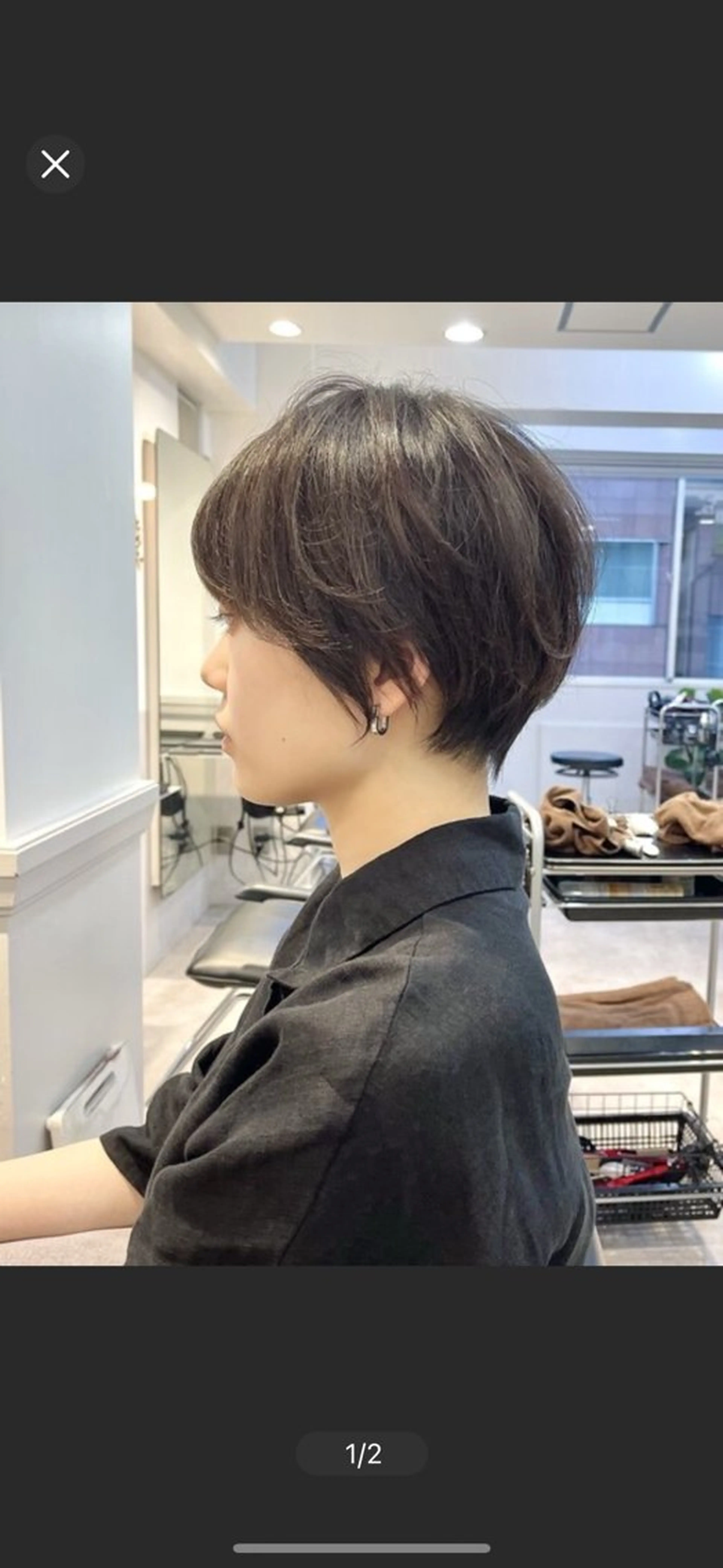 ショート ショートヘア あいこ/レイヤー カット🌷銀座のヘアスタイル