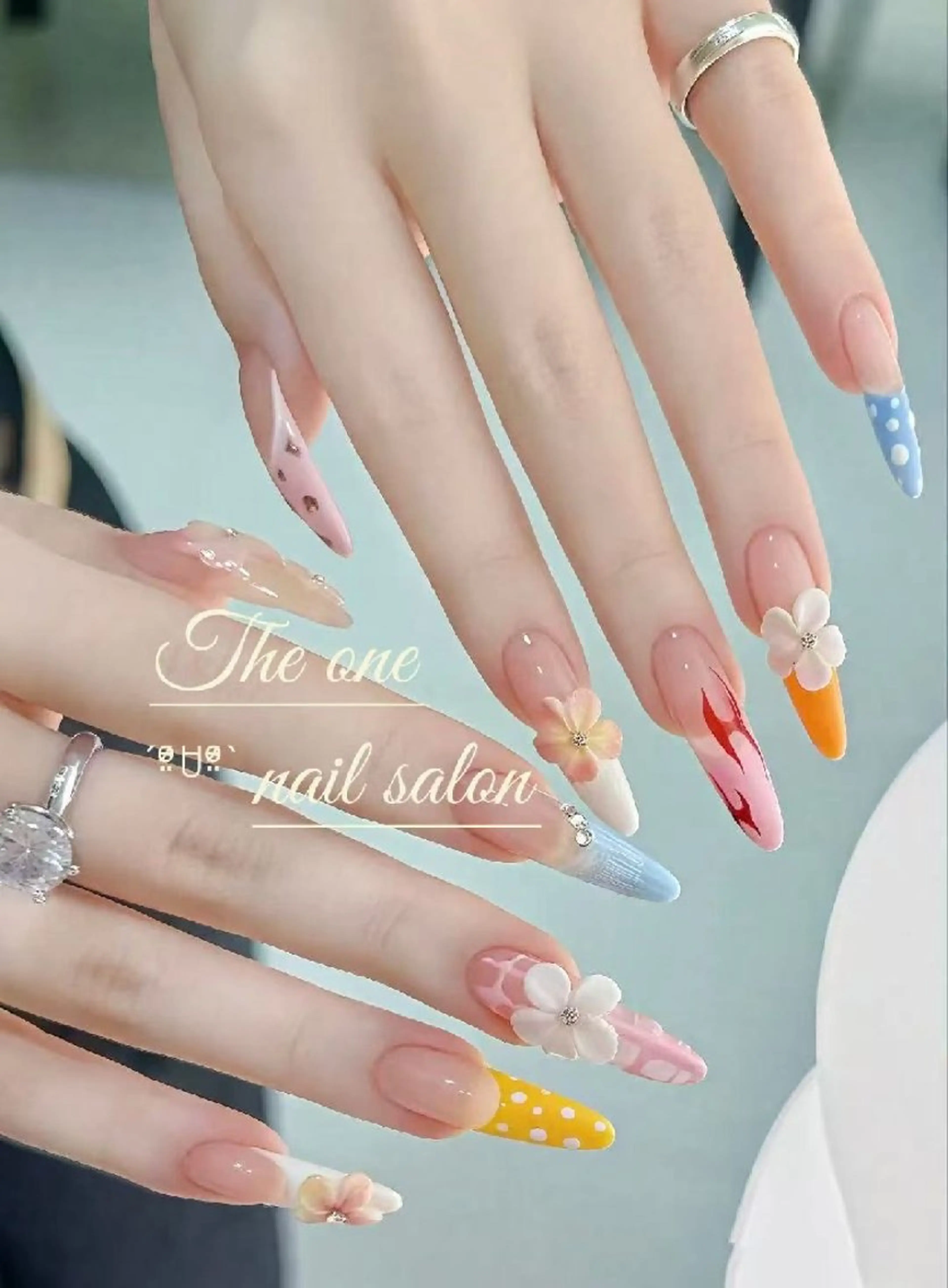 ネイル Theone栄店 松田のネイルデザイン