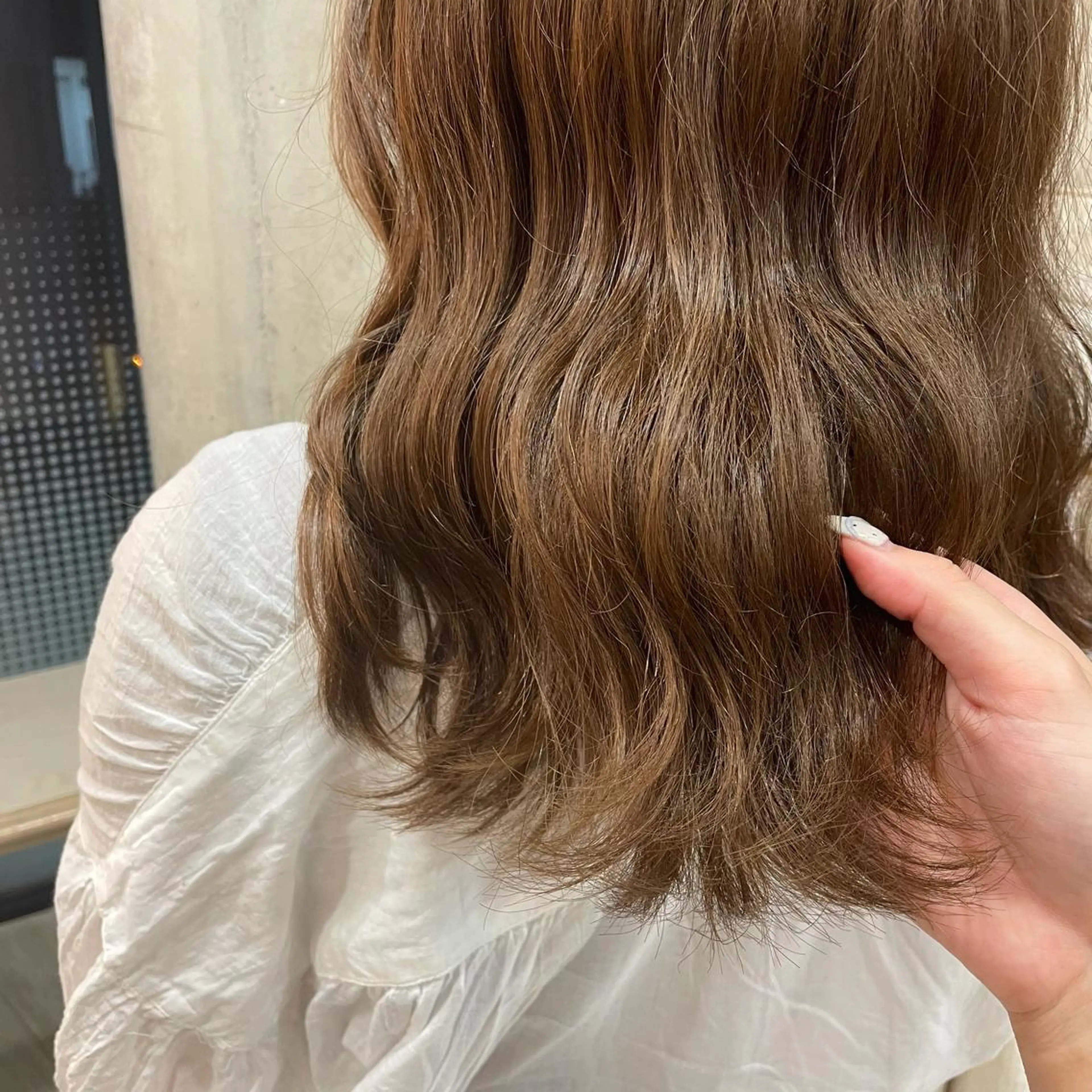 カラー ベージュカラー 🍪ヨシイハルネ🍪 ラベンダーカラーのヘアスタイル