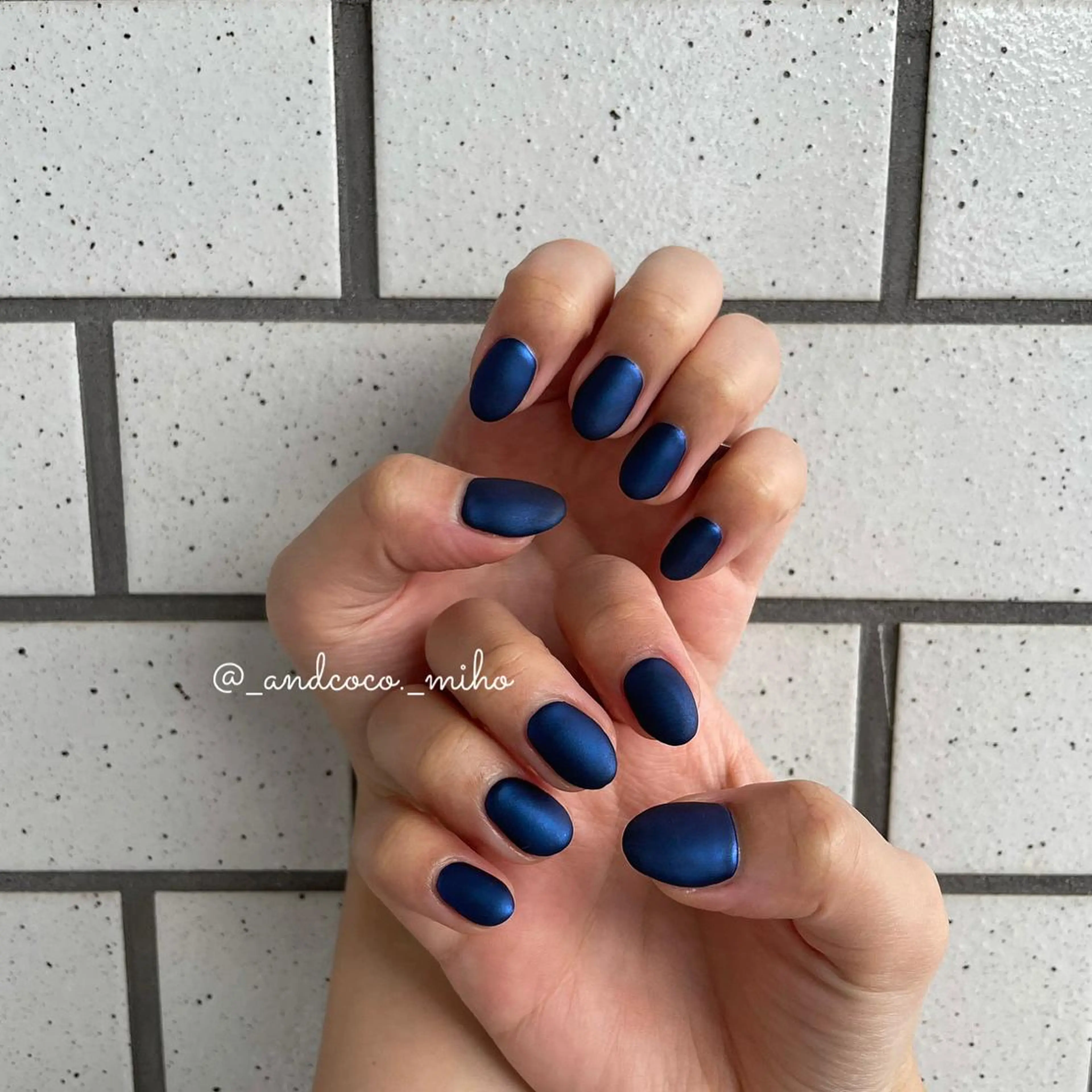 ネイル マットネイル ハンドネイル And  & coco. eyelash & nail所属・Nailist〻 mihoのネイルデザイン
