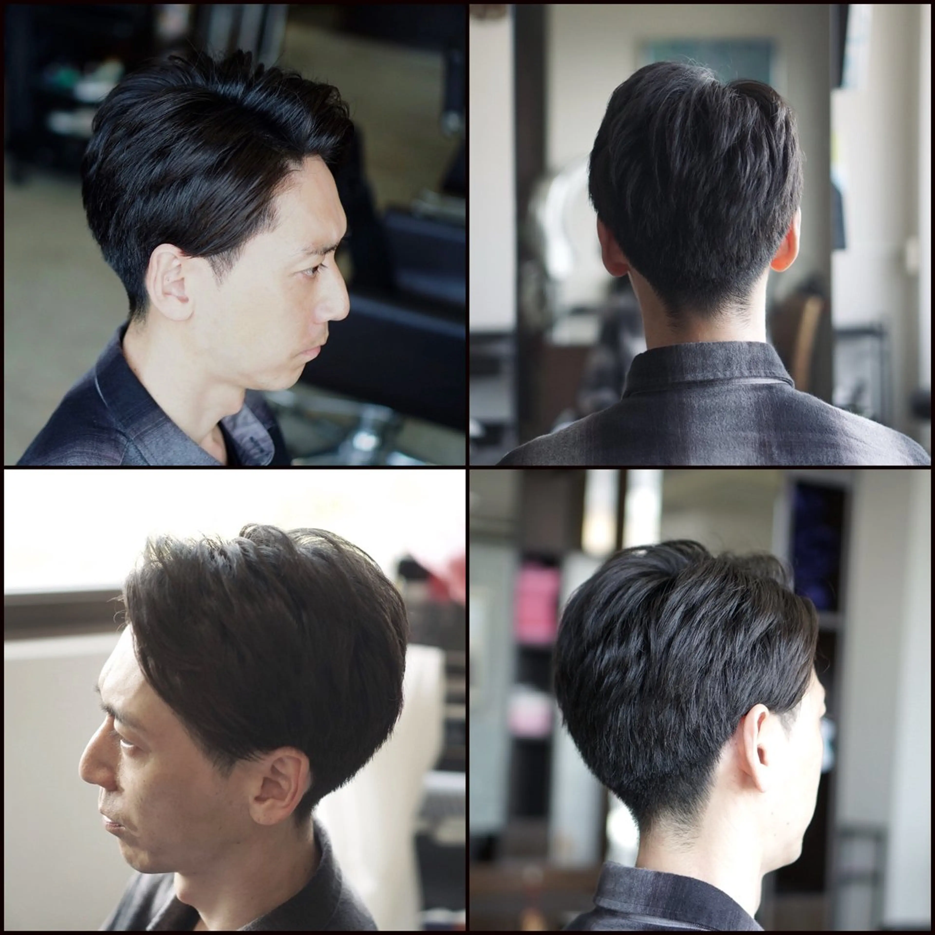 ショート メンズ カット 中島 剛のヘアスタイル