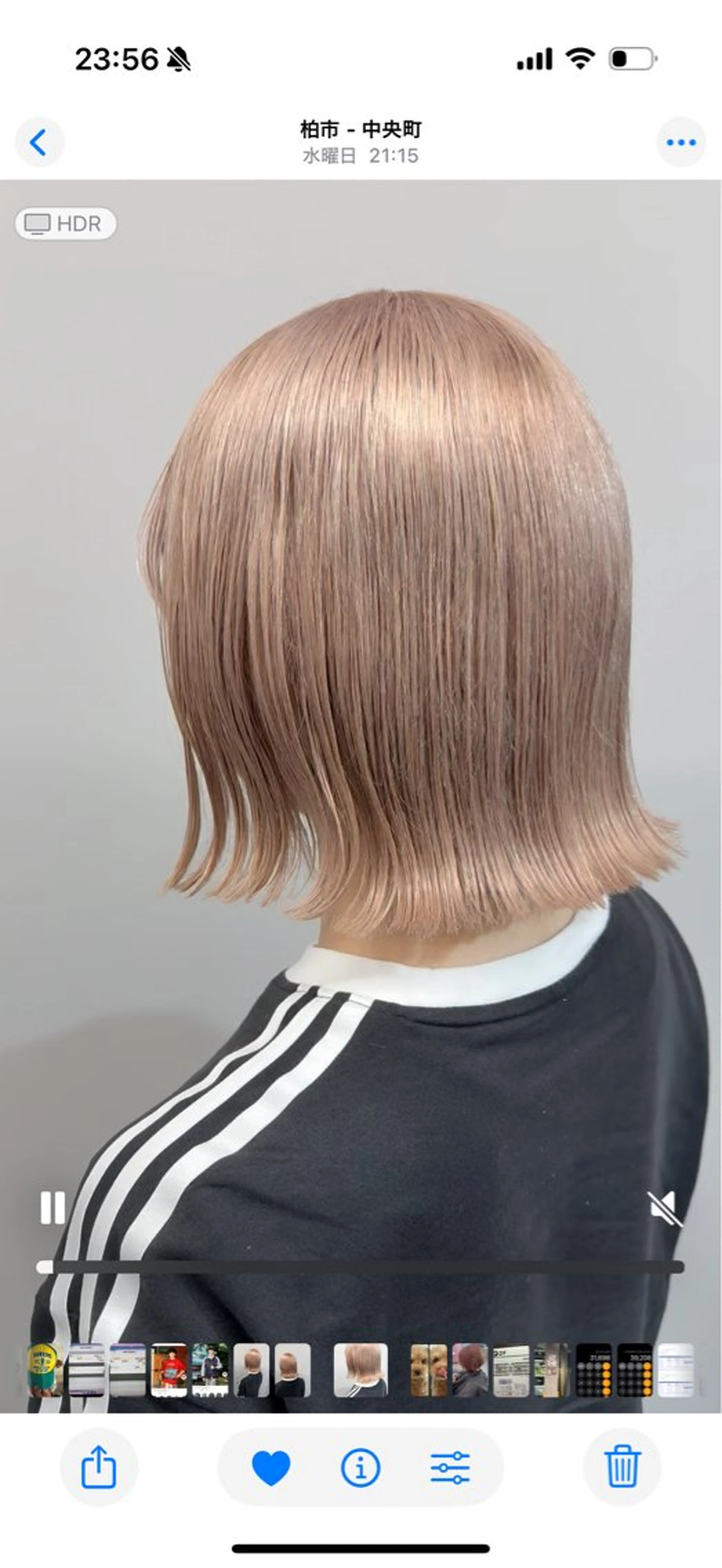 ミディアム カラー ブリーチ カット ヘアカラー トリートメント 【髪質改善カラー】 柏　早坂ケースケのヘアスタイル