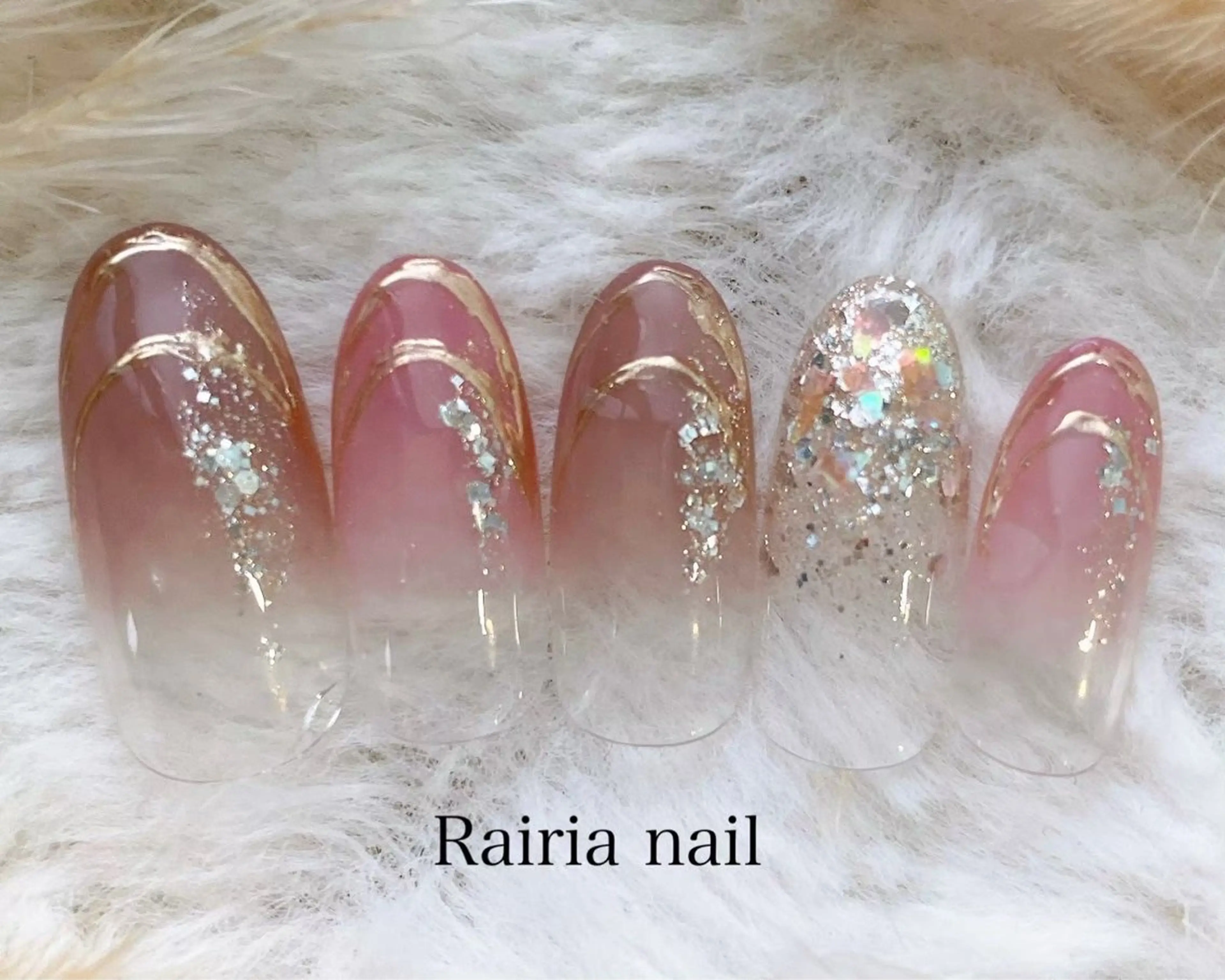 ネイル フットネイル ジェルネイル 持ち込み パラジェル Rairia Kanonのネイルデザイン
