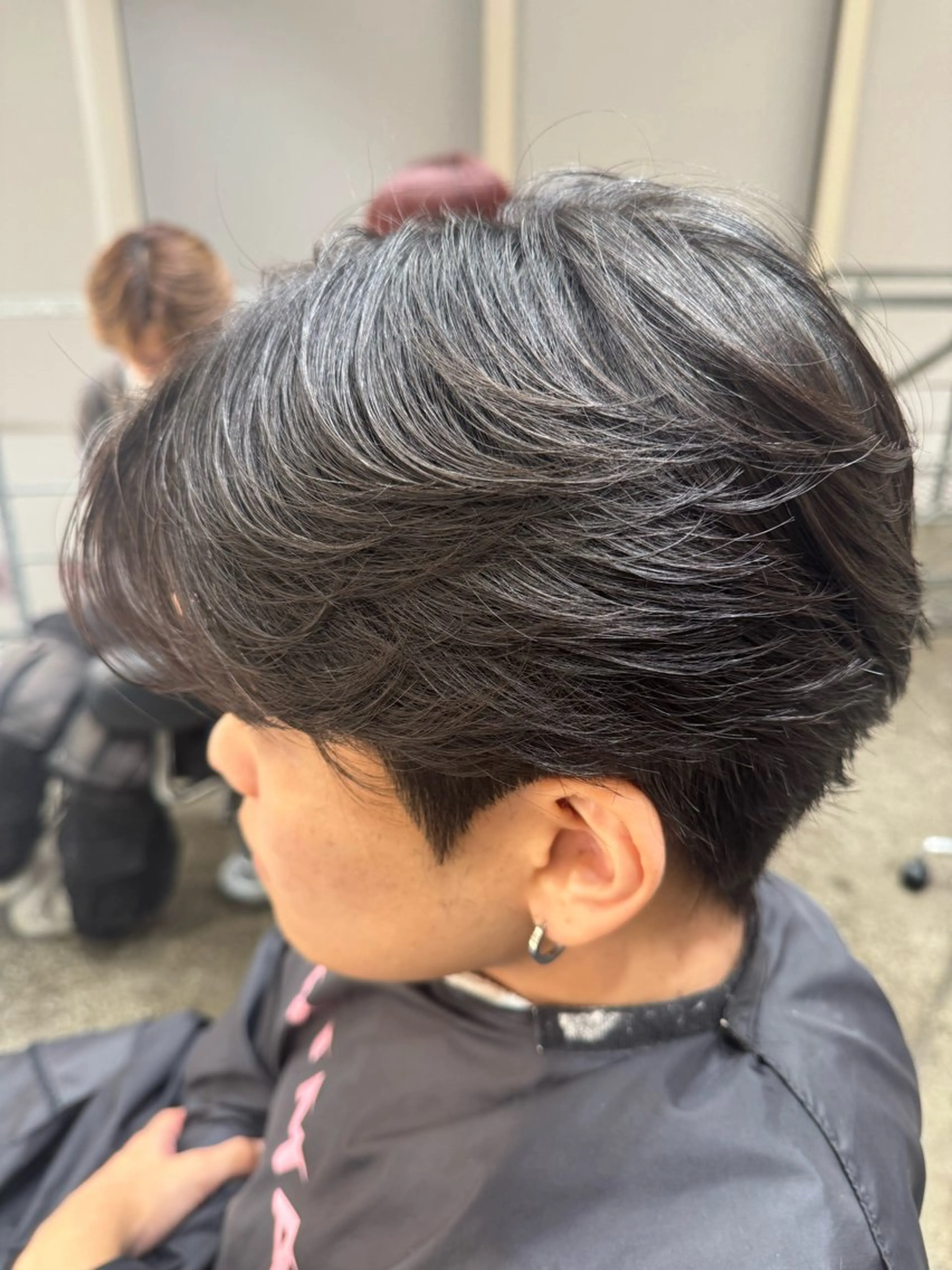 メンズ メンズ韓国風 江原 斗真のヘアスタイル