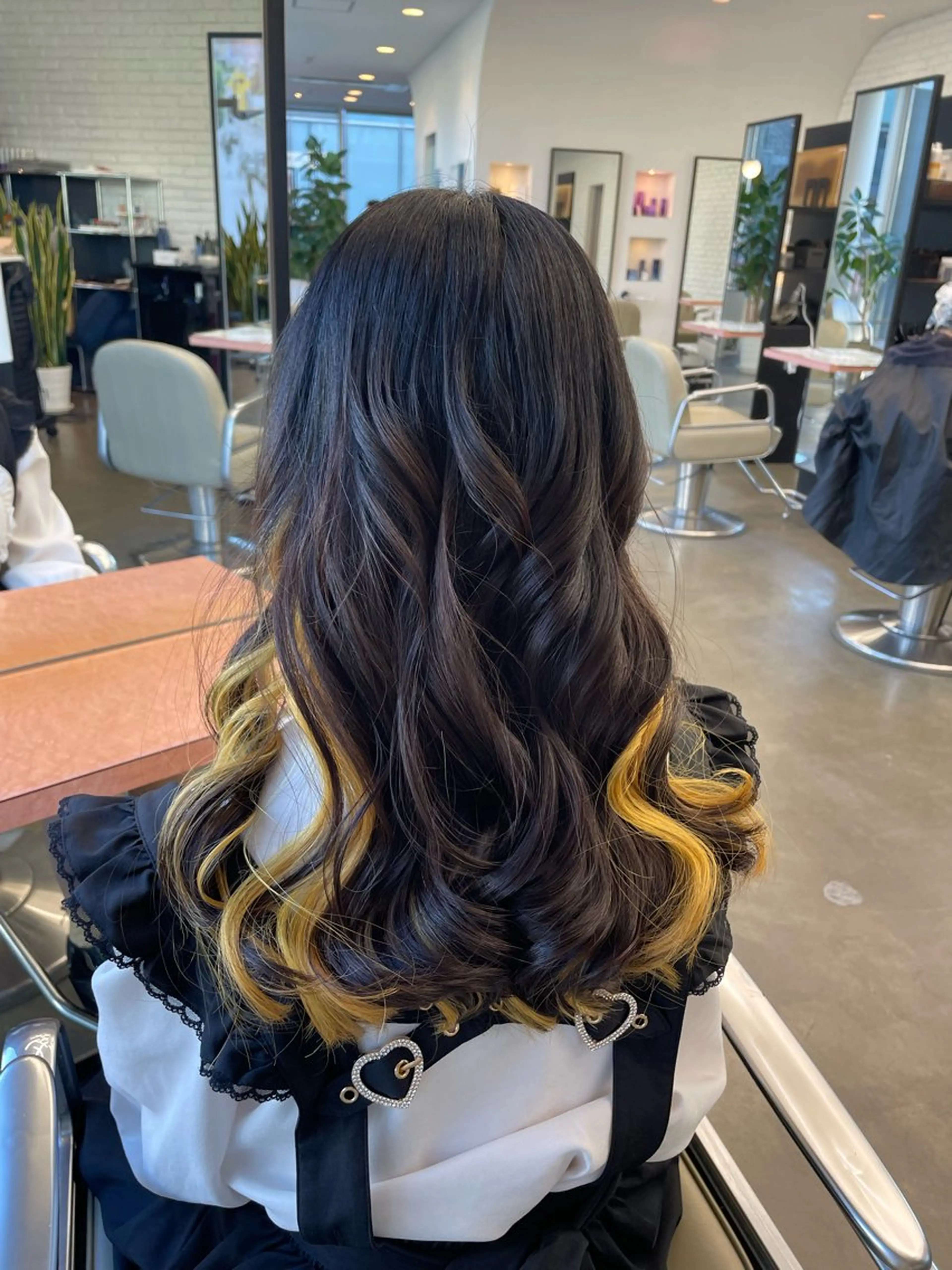 ロング カラー インナーカラー カット ヘアカラー トリートメント ヘアセット 🍑まき/カット /髪質改善カラー🍑のヘアスタイル