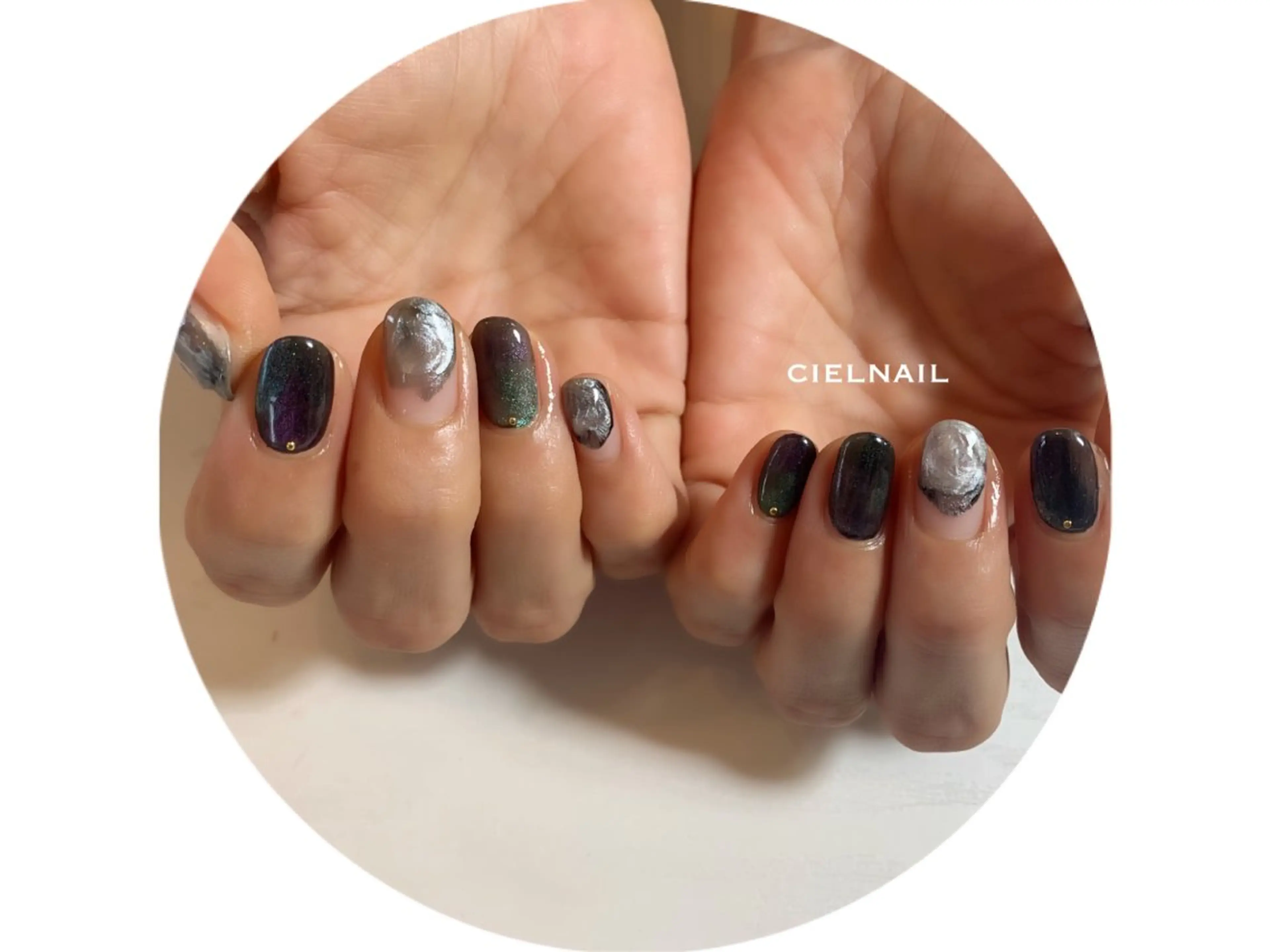 ミディアム cielnail 祇園のネイルデザイン