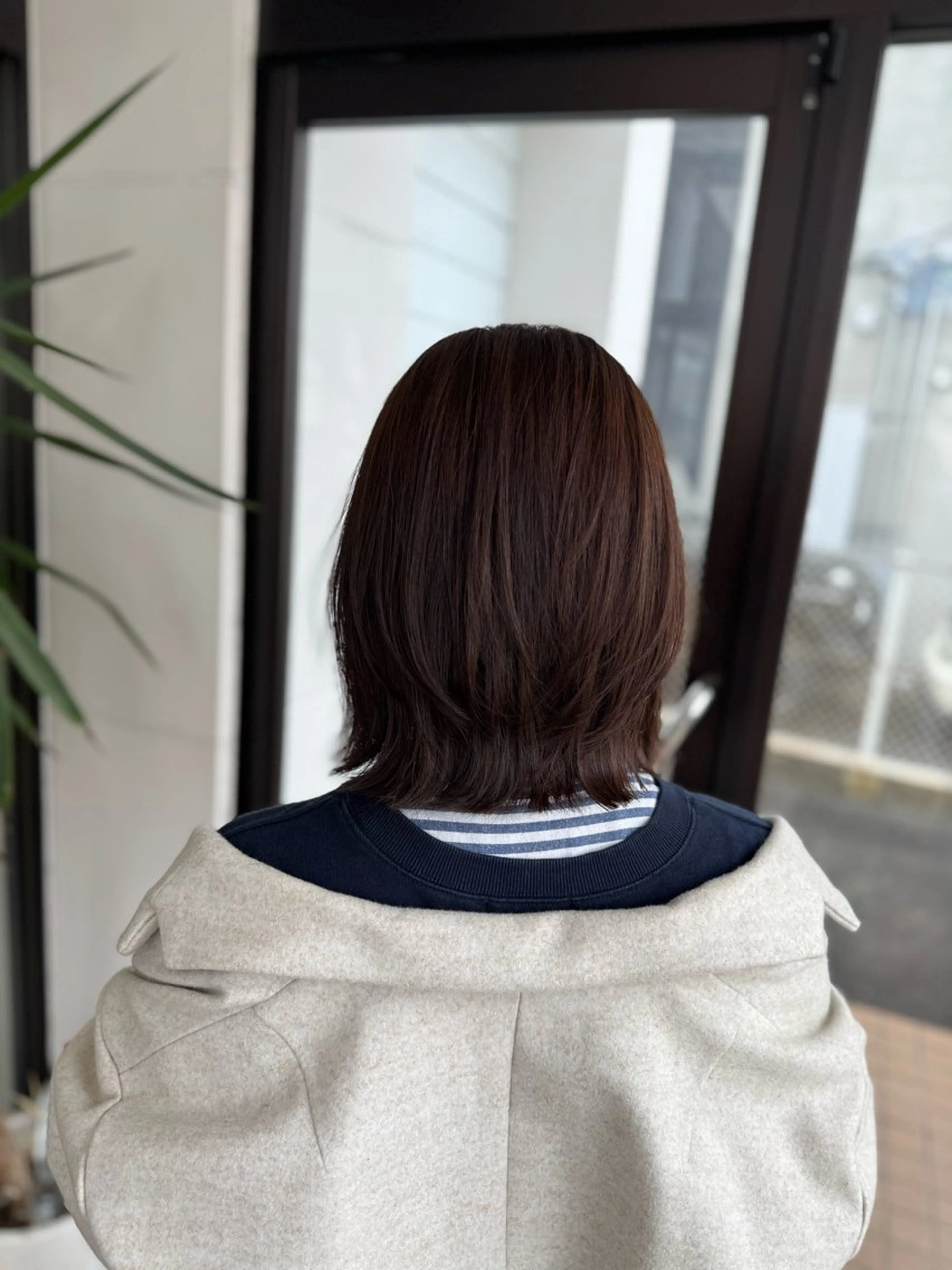 ミディアム ボブレイヤー ボブ レイヤーカット カット ヘアカラー トリートメント 🇰🇷韓国風顔周り NANAMI🇰🇷のヘアスタイル