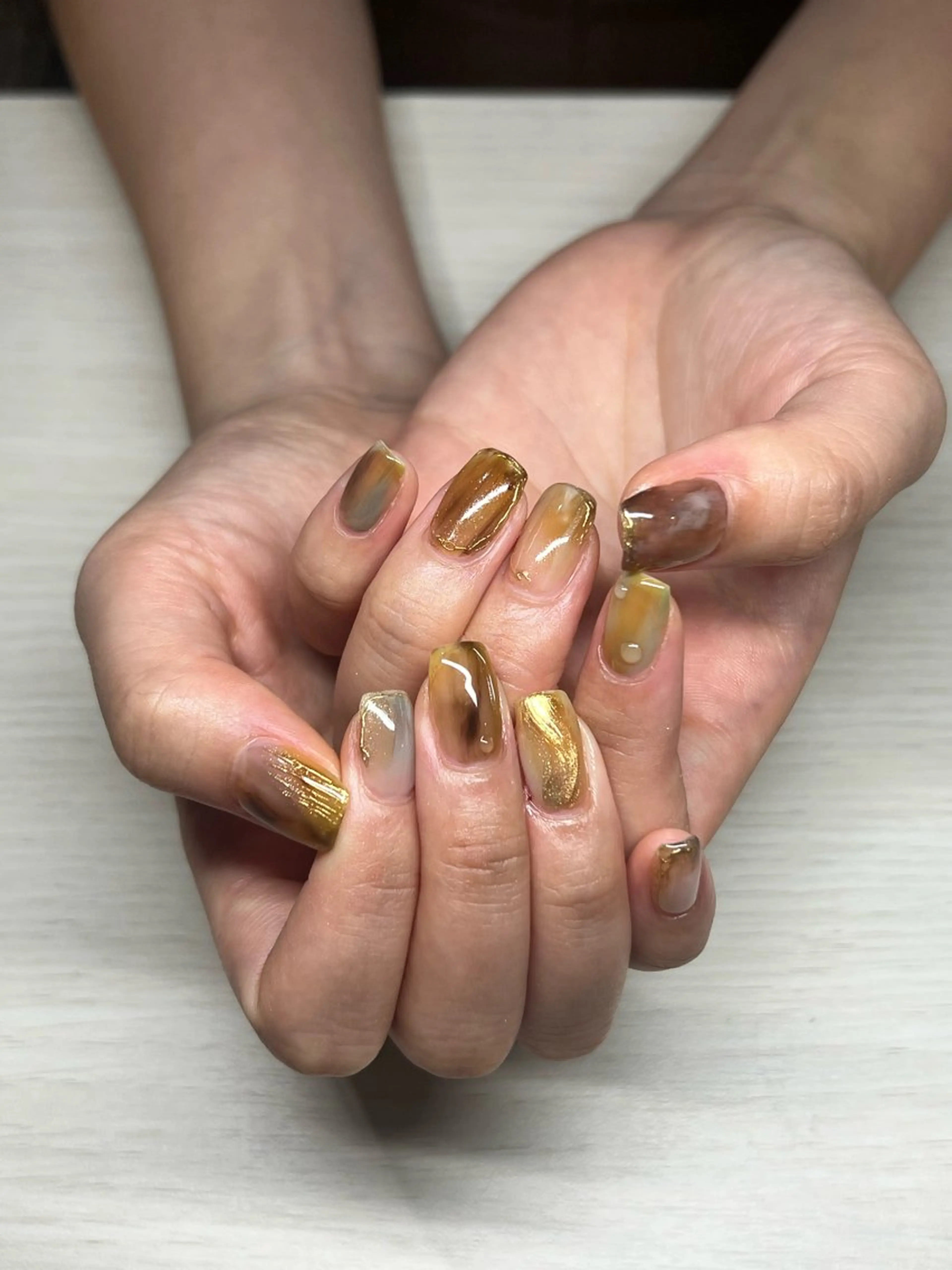 ネイル ニュアンスネイル ハンドネイル ハンドケア 板垣 愛理/airiのネイルデザイン