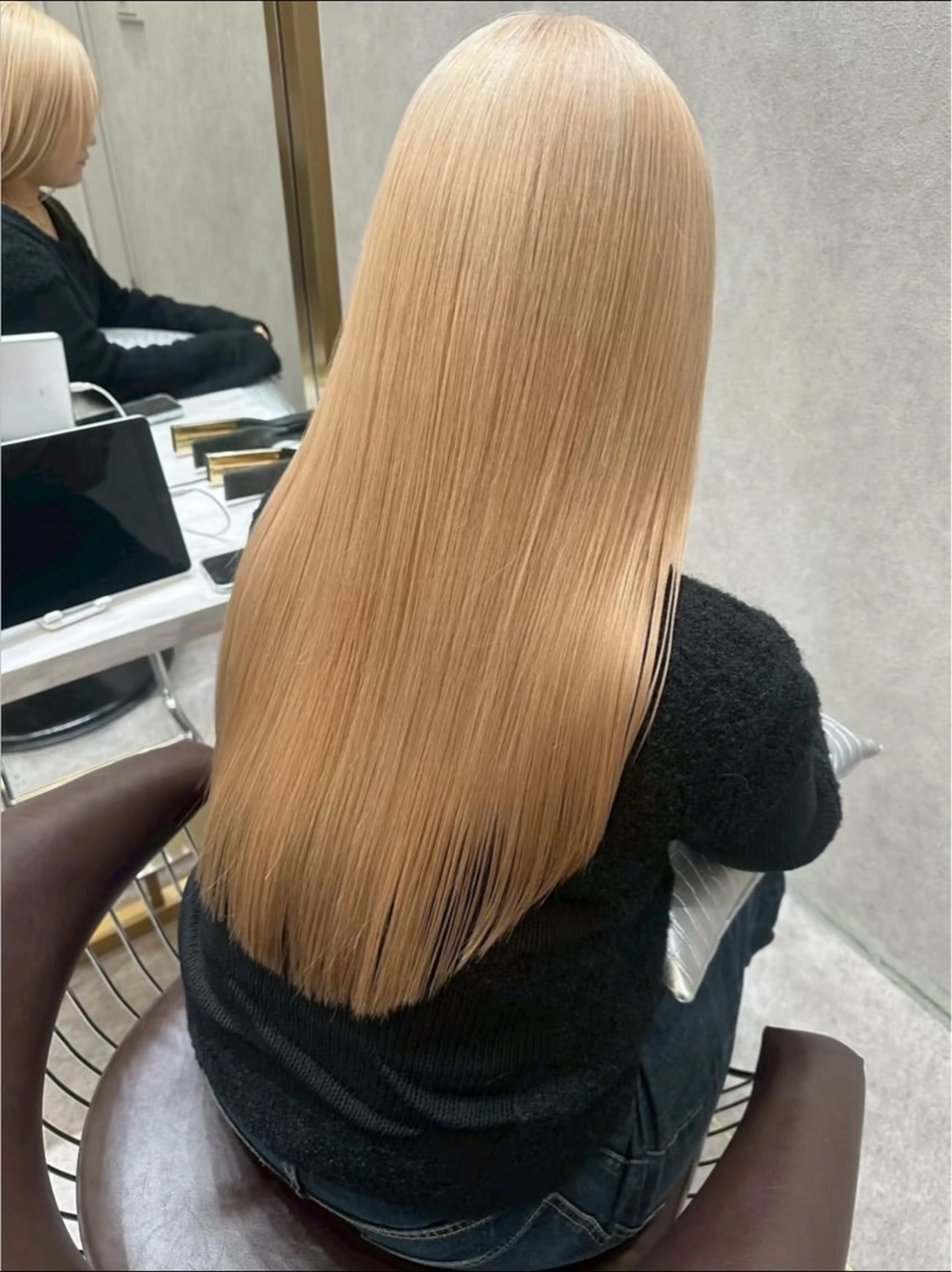 ロング カラー ダブルカラー ヘアカラー トリートメント Lond  ulu所属・ハセ / lond uluのヘアスタイル