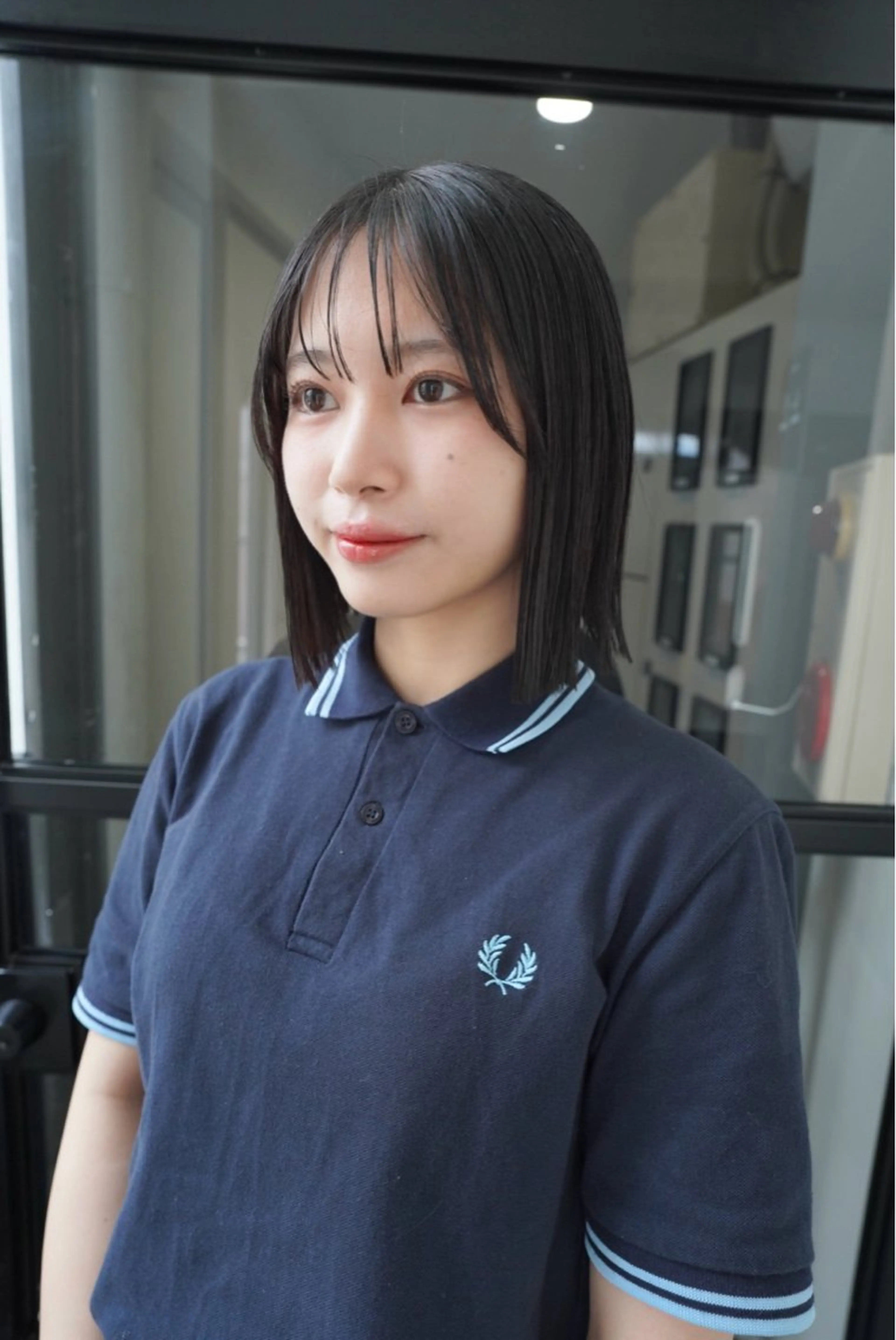 ミディアム 堀 愛深のヘアスタイル