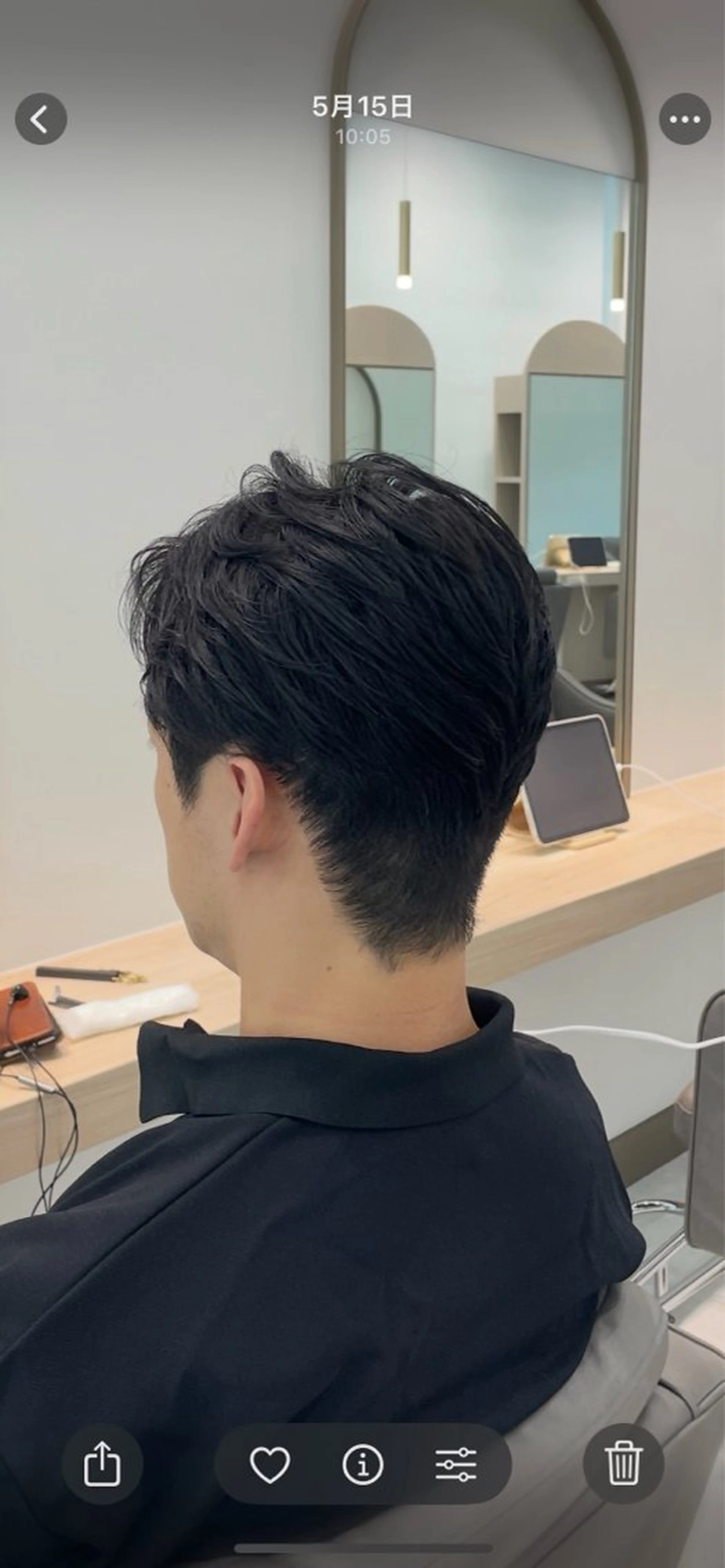 メンズ ビジネス メンズパーマ カット ハイライトデザイン特 化/表参道/みづきのヘアスタイル