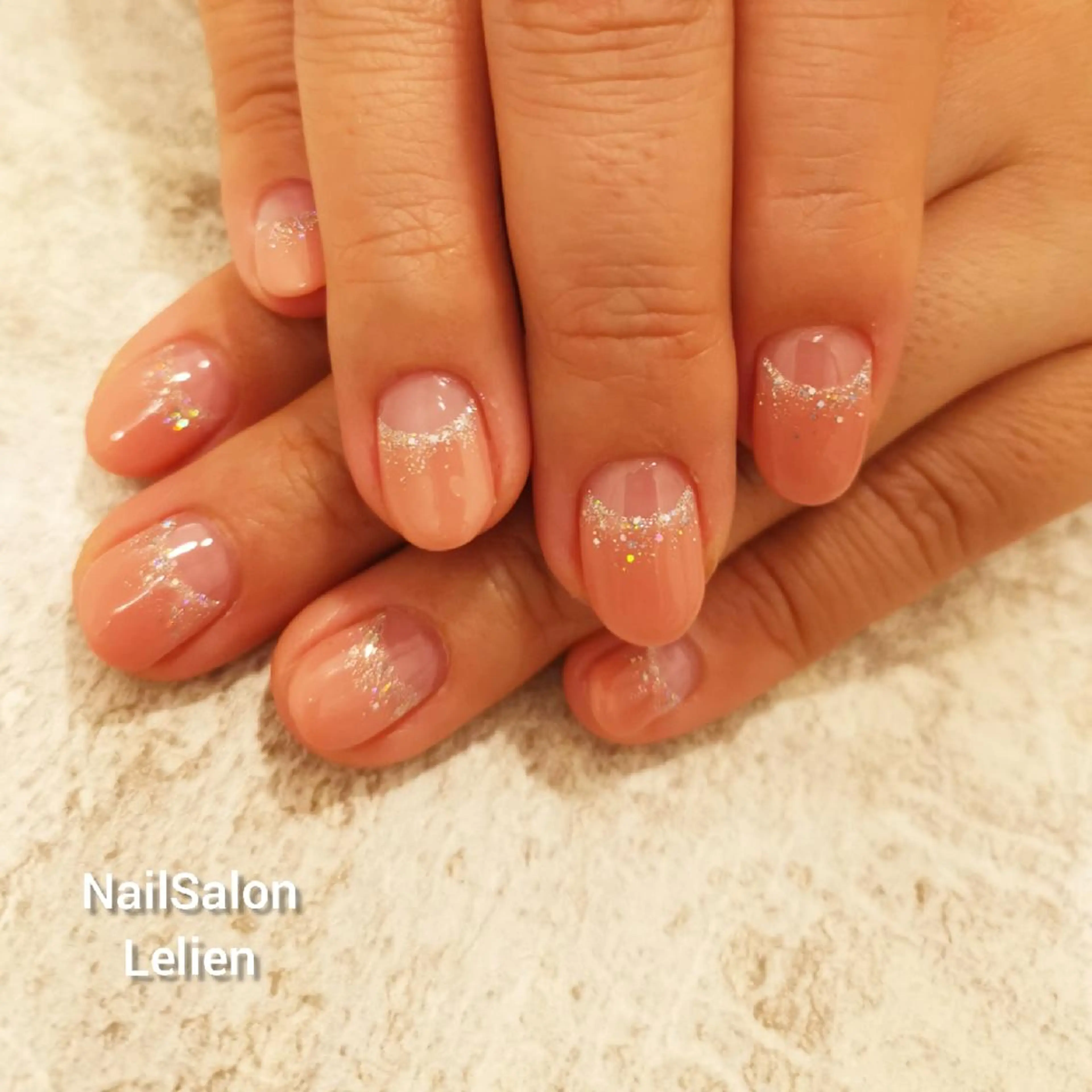 ネイル フレンチネイル 逆フレンチ 人気エリア💖完全個室【ルリエ】所属・ネイルサロン Lelienルリエのネイルデザイン