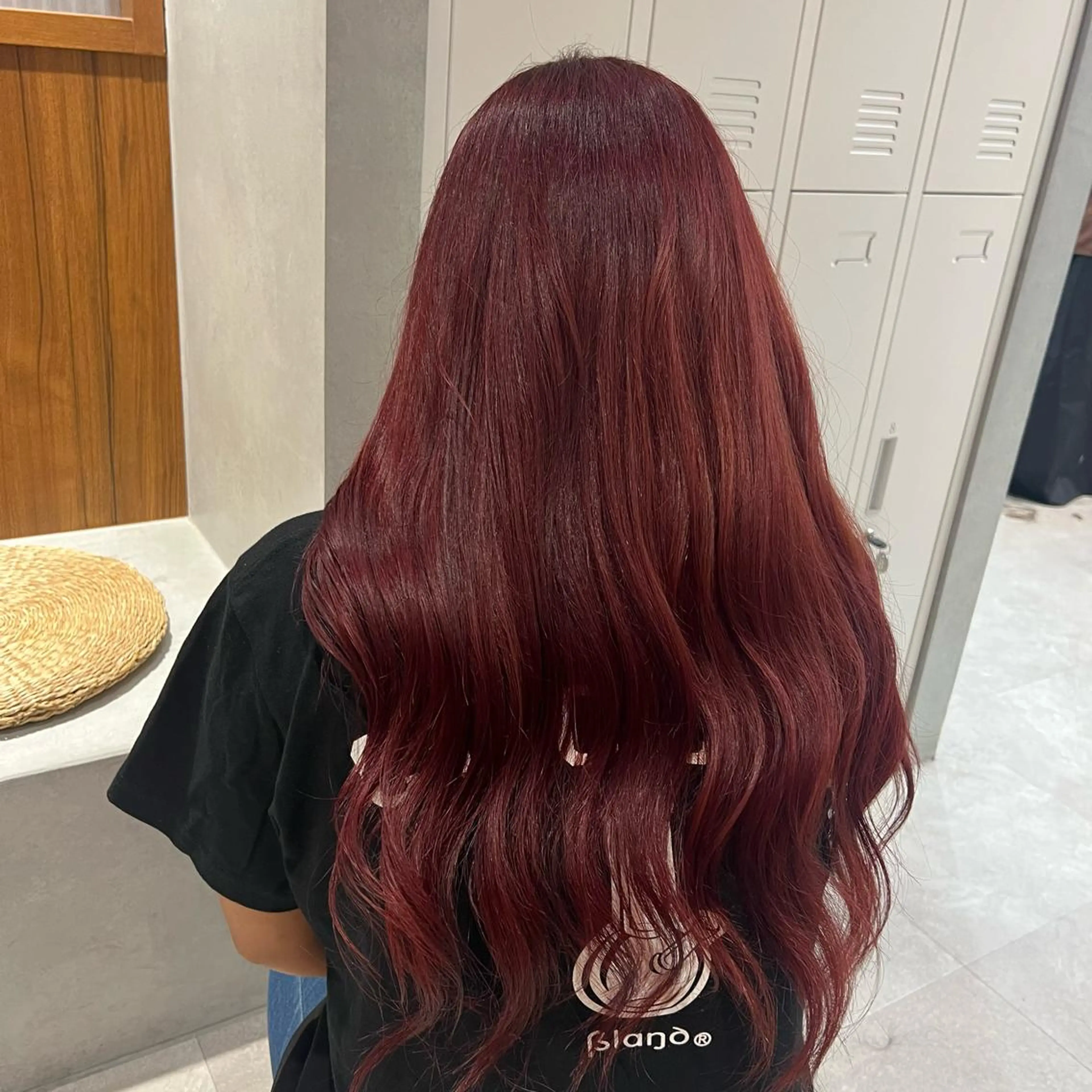 カラー ブリーチ レッドカラー 🎀 夏秋🎀のヘアスタイル
