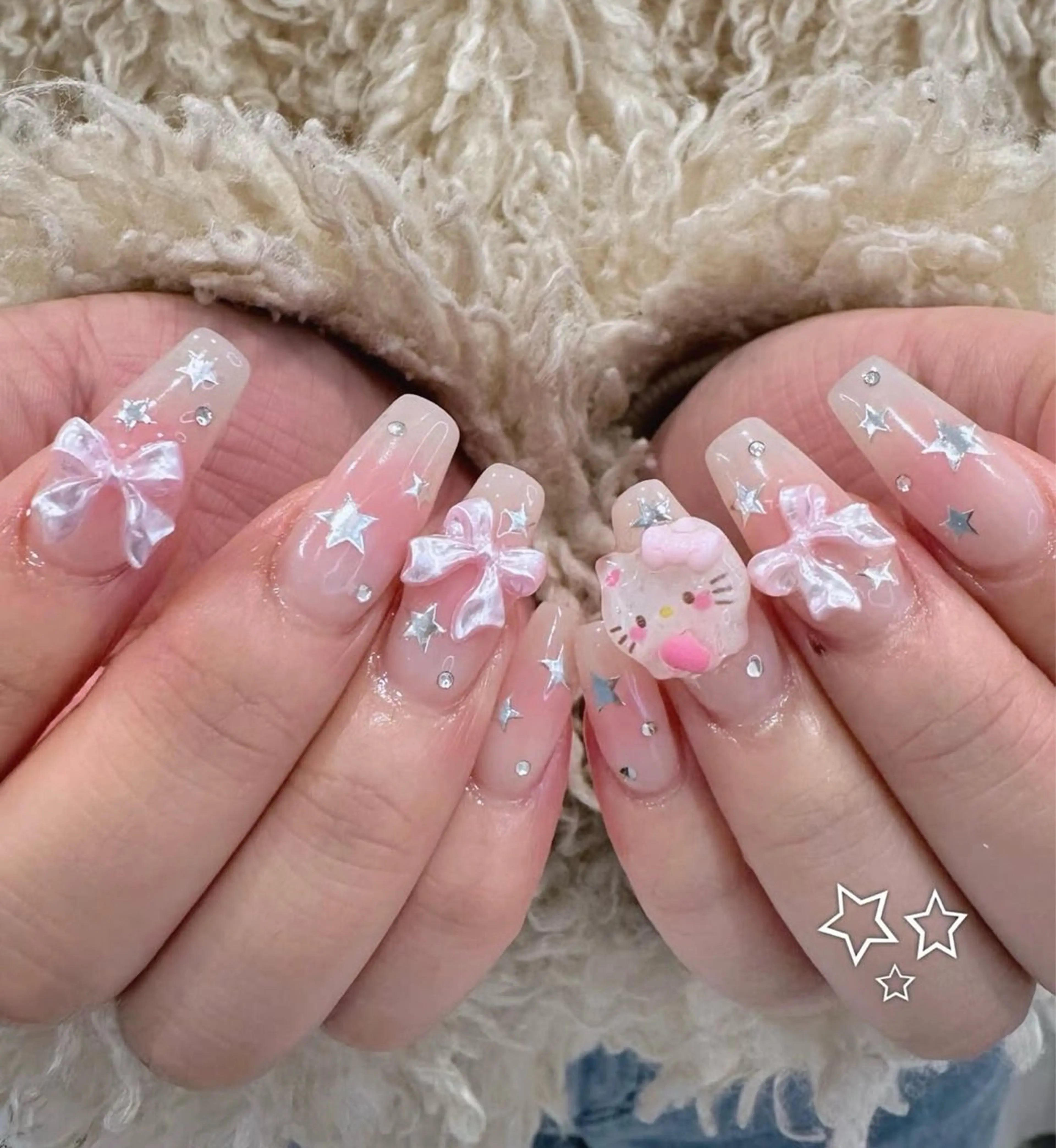 💕[チップスカルプ]ベース自由+シリコンパーツ/シールつけ放題💕の写真