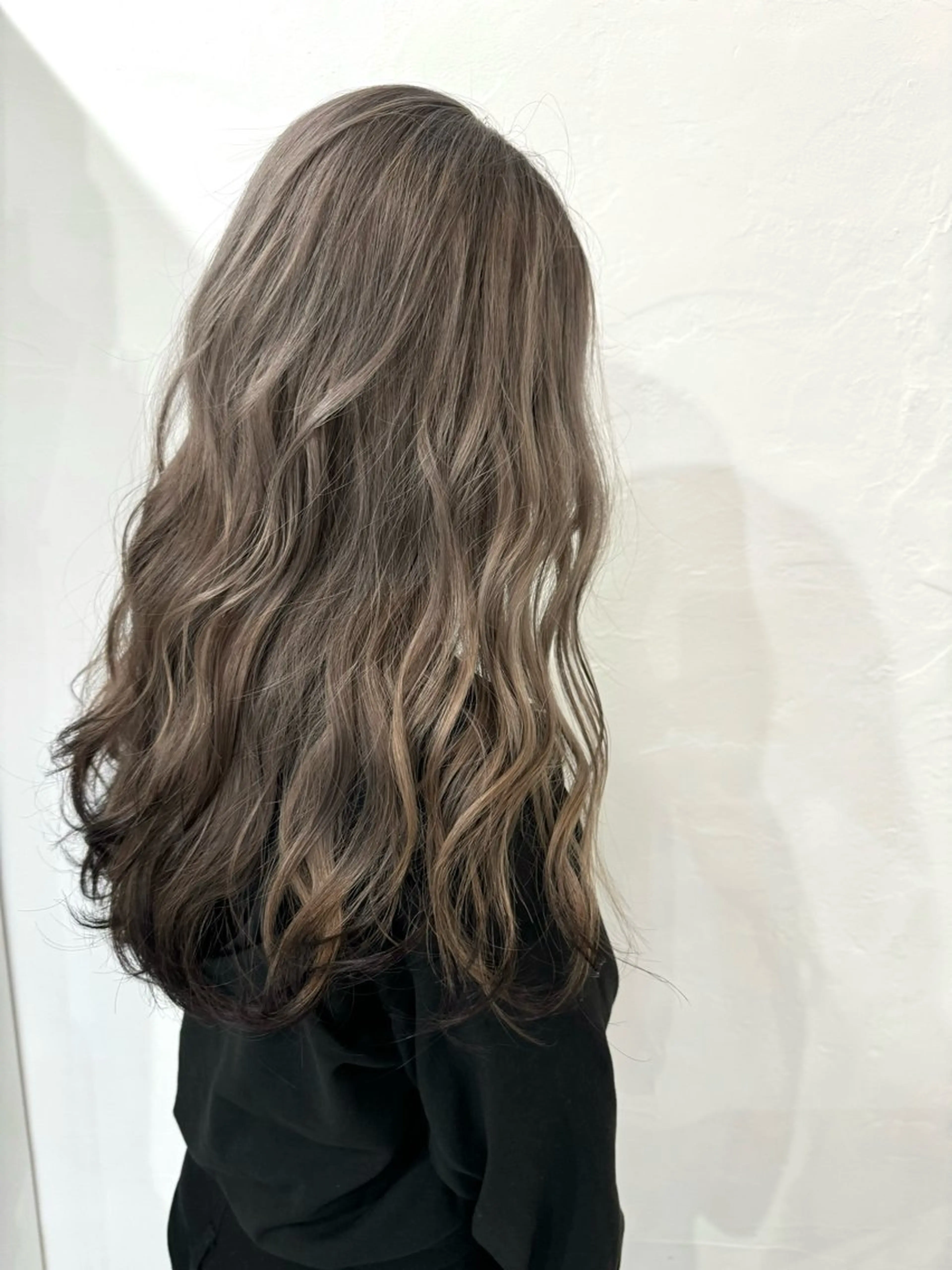 ロング カラー ハイトーンカラー カット ヘアカラー トリートメント 阪本祥樹/ハイライト /バレイヤージュのヘアスタイル