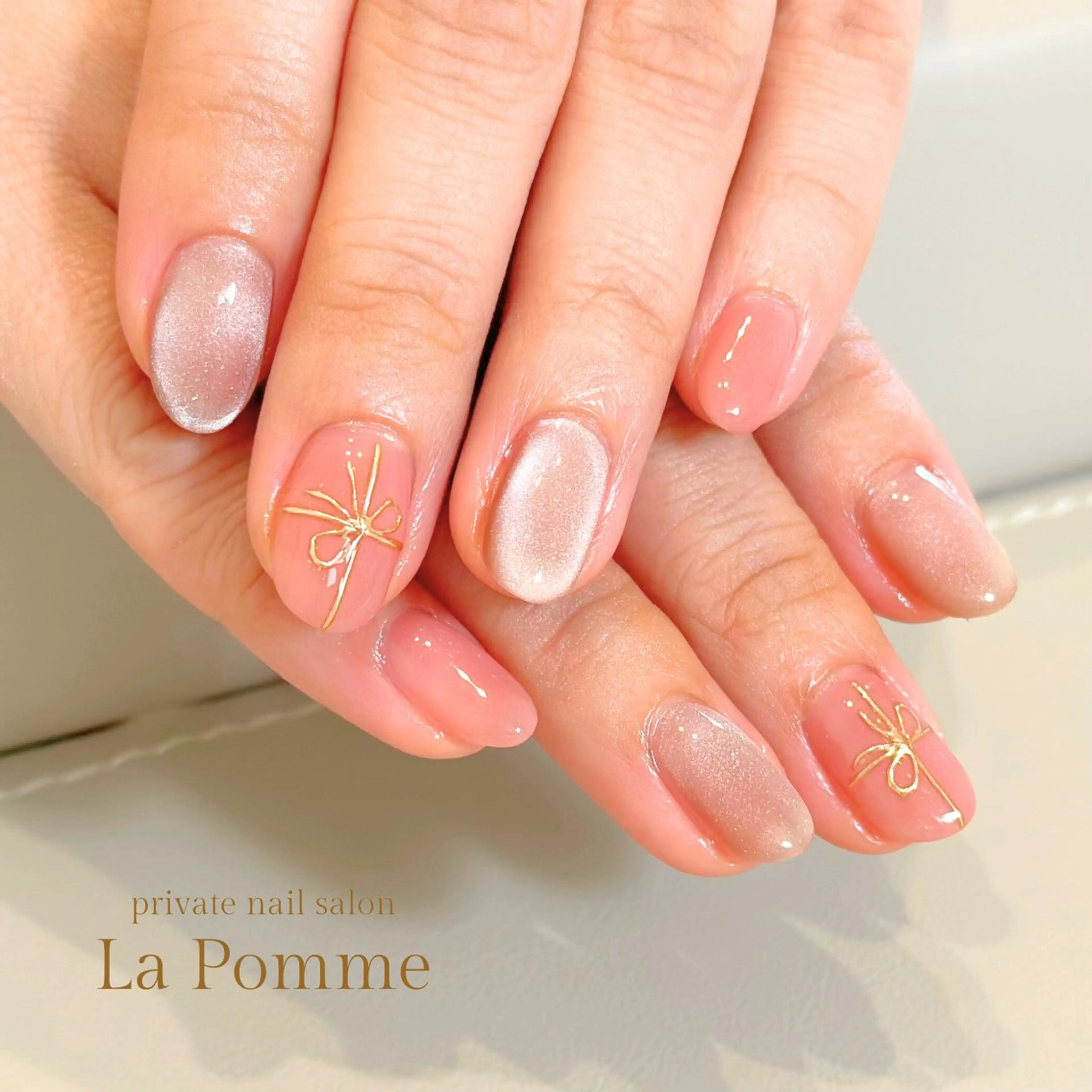 ネイル ハンドネイル nail salon La Pommeのネイルデザイン